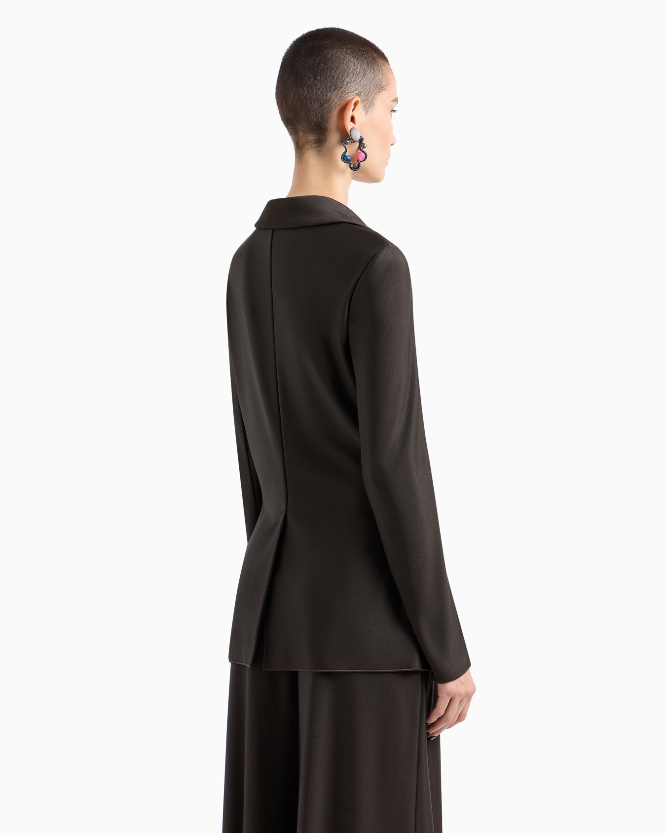 ASV single-breasted jacket in double viscose jersey Slide 3