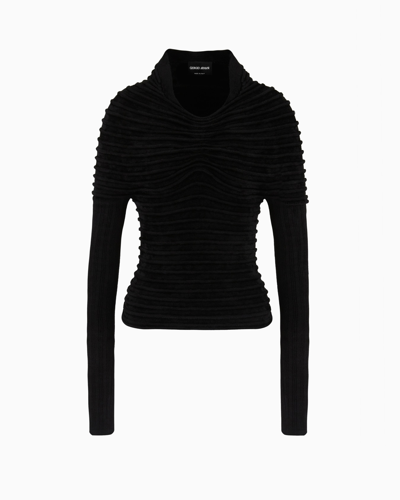 Long-sleeved chenille jumper Slide 0