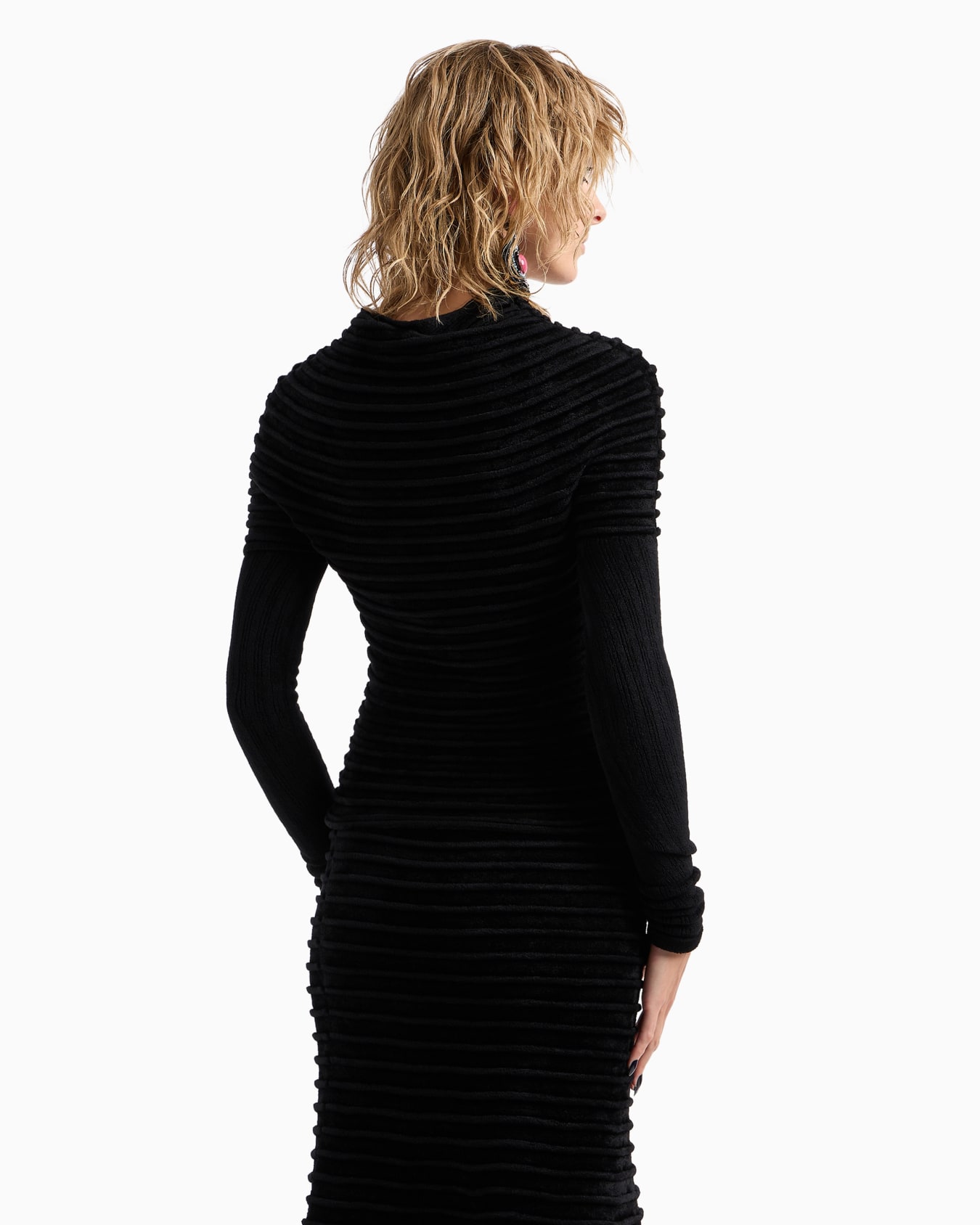Long-sleeved chenille jumper Slide 3