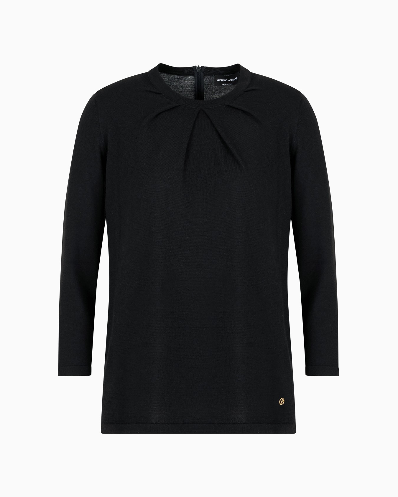 Pull ras-du-cou en laine vierge Diapositive 0