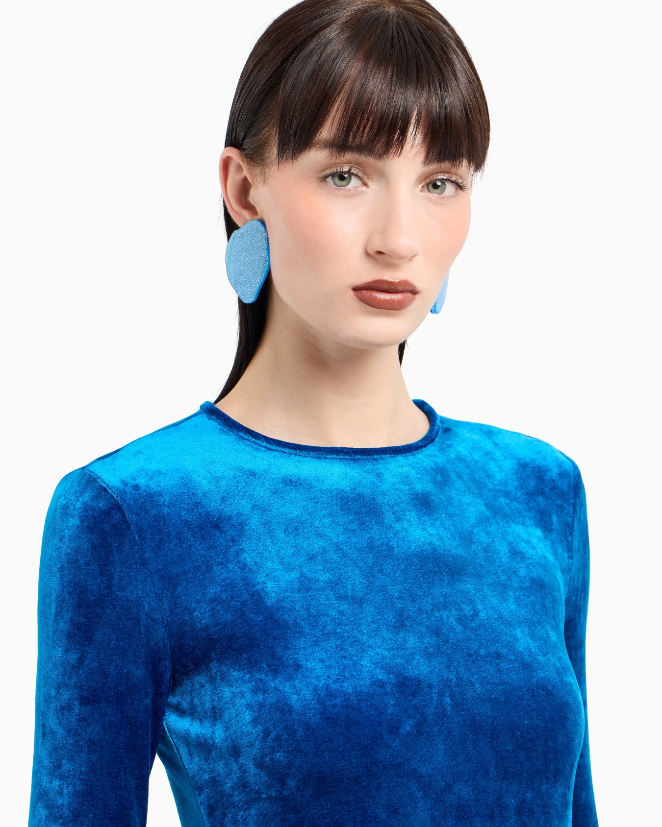 ASV crew-neck jumper in viscose-blend chenille Slide 4