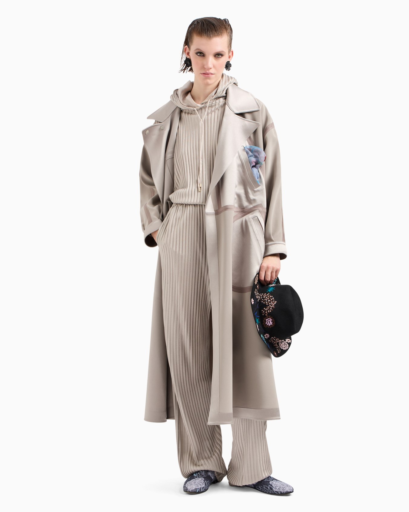 Pantalon de jogging en jersey jacquard de viscose ASV Diapositive 4