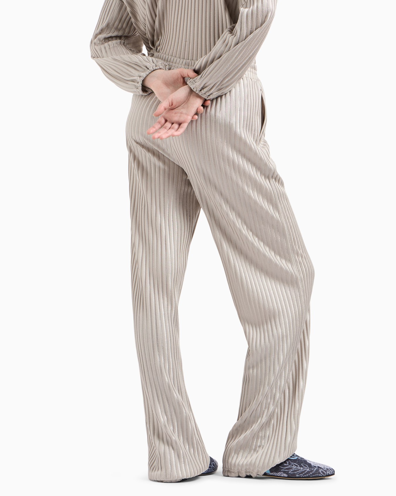 Pantalon de jogging en jersey jacquard de viscose ASV Diapositive 3