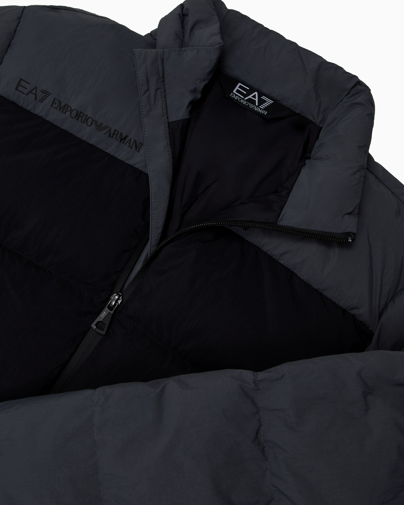 Veste rembourrée à capuche Color Block Boy Diapositive 1