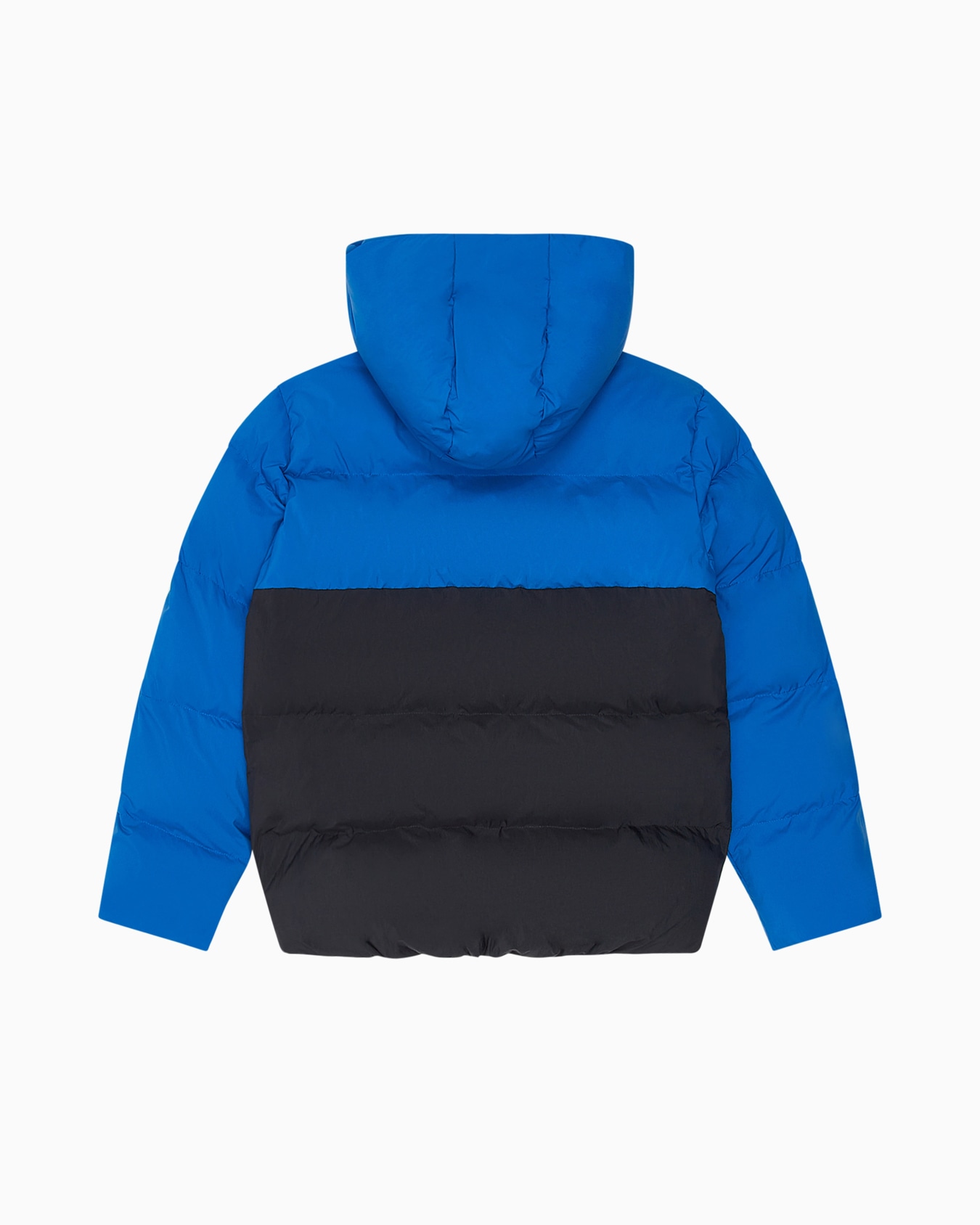 Colour Block Boy hooded padded jacket Slide 2