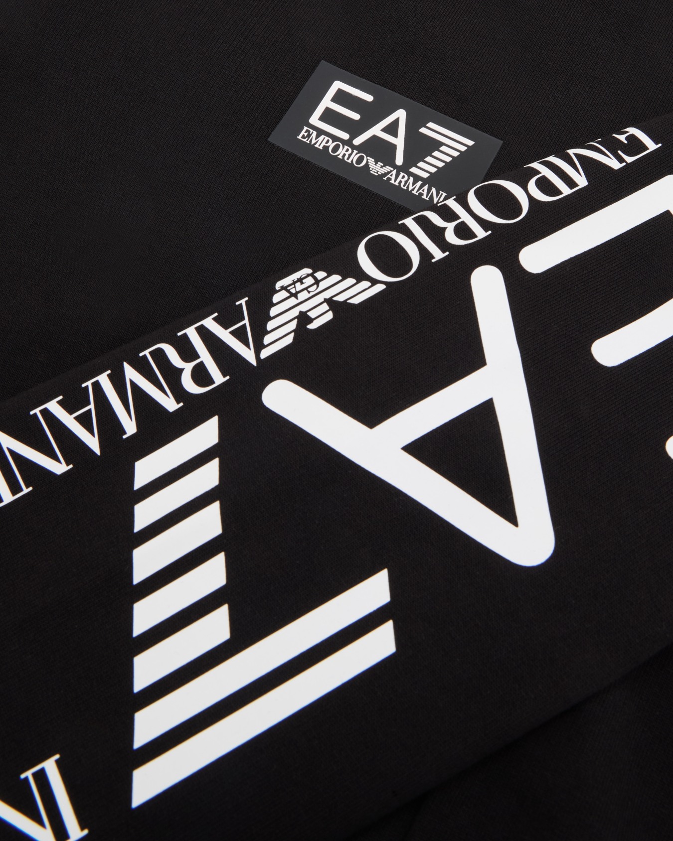 Logo Series Boy cotton crew-neck sweatshirt Slide 1