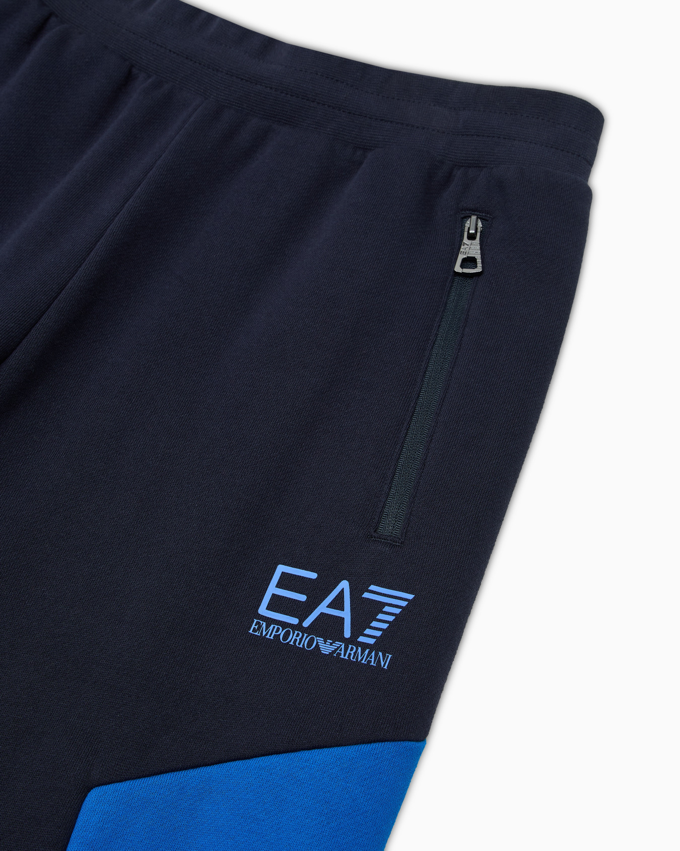 Athletic Colour Block Boy cotton-blend joggers Diapositiva 1