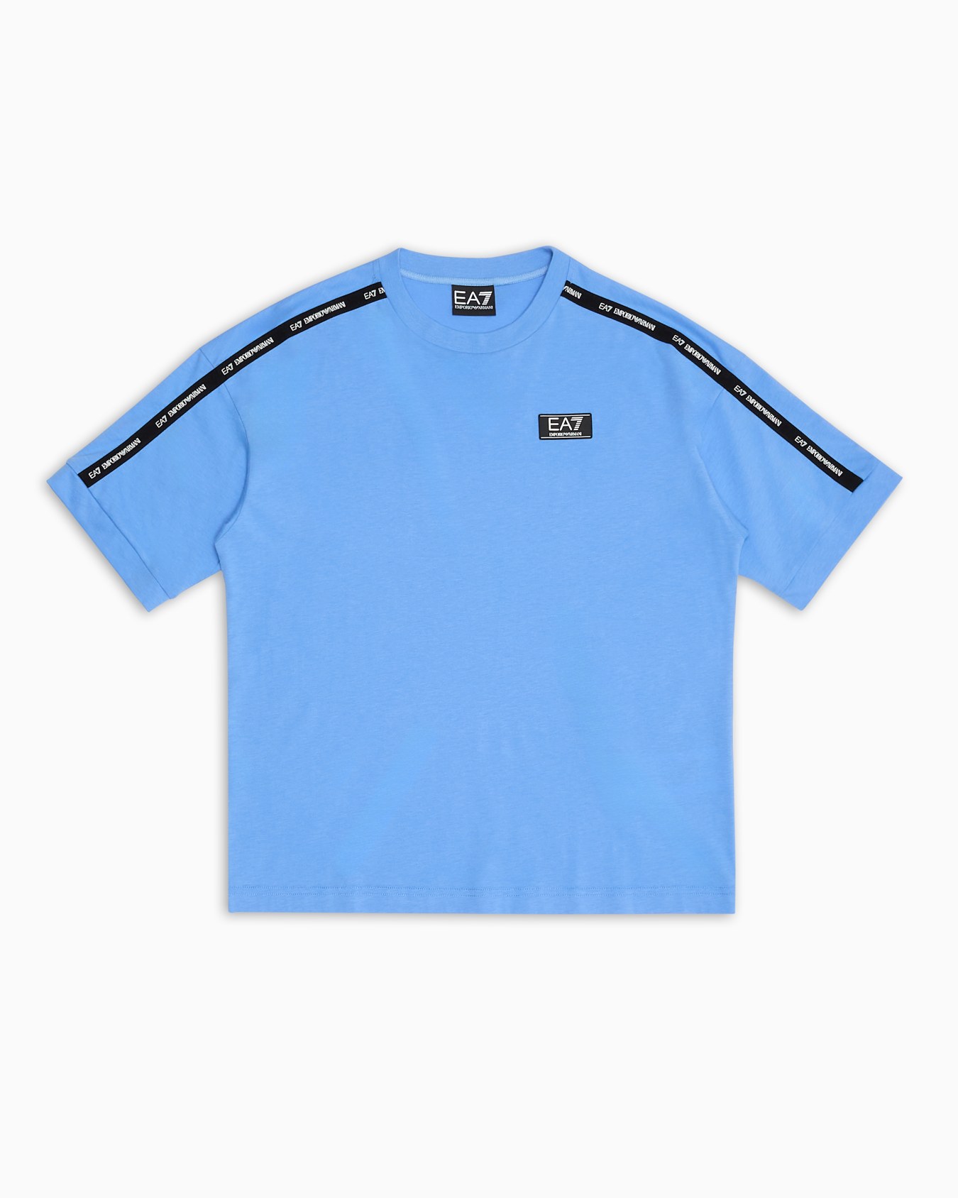 Logo Series Boy cotton crew-neck T-shirt Slide 0