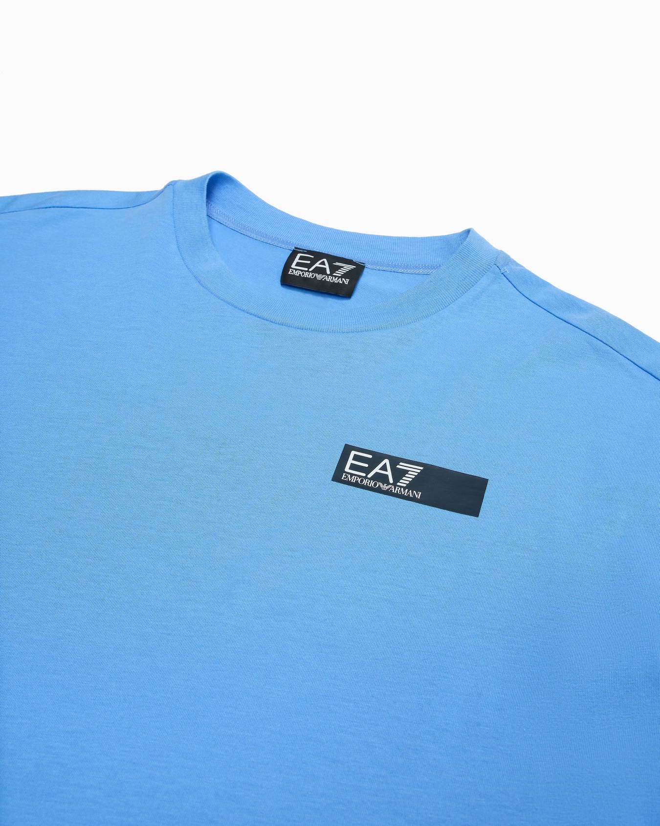 Logo Series Boy cotton crew-neck T-shirt Diapositiva 1