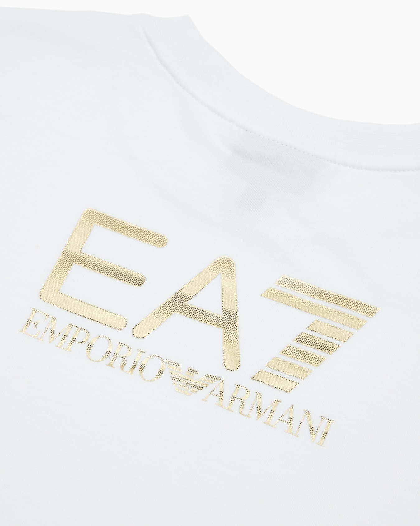 T-shirt ras-du-cou Logo Series en coton Diapositive 1
