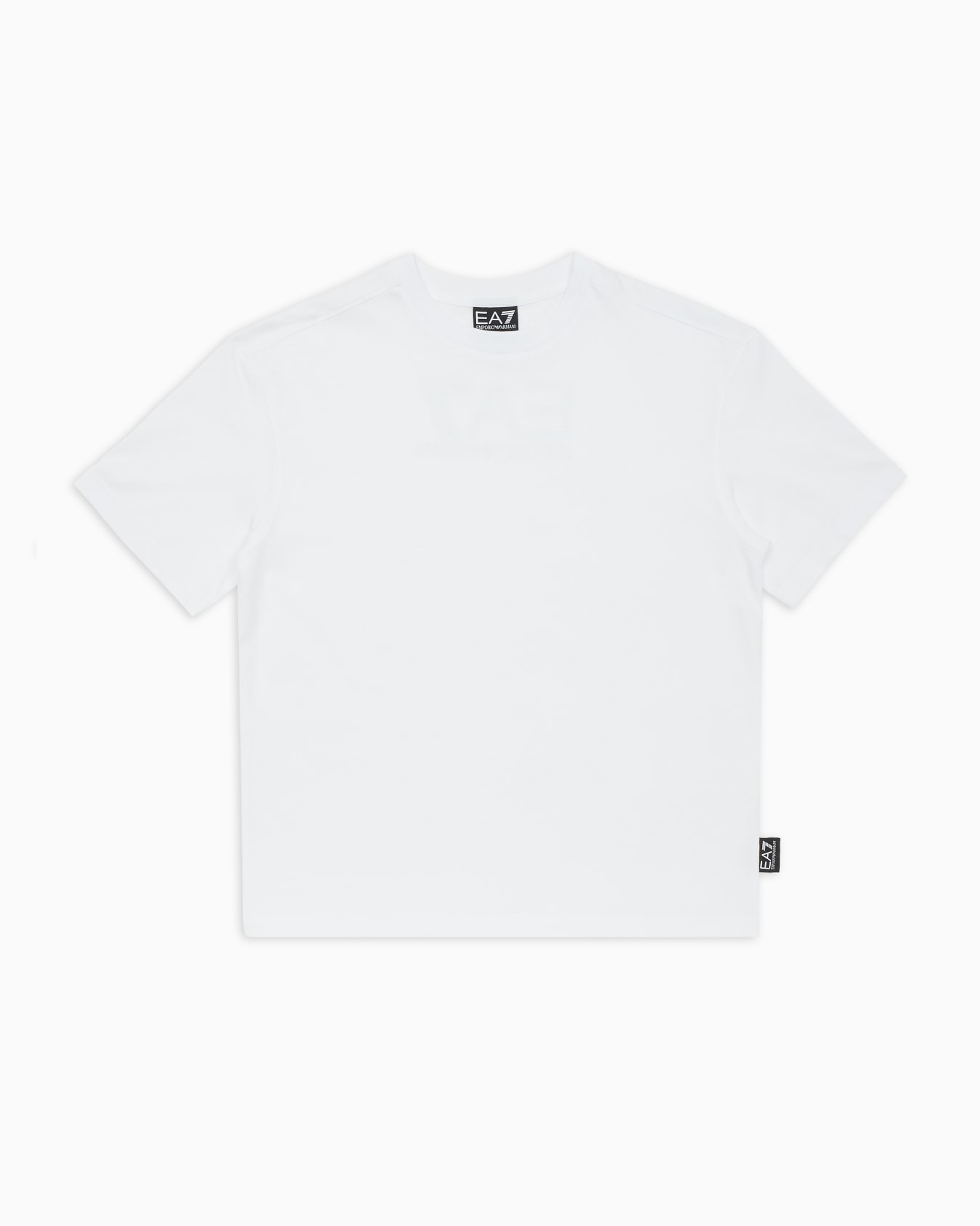 T-shirt ras-du-cou Logo Series en coton Diapositive 0