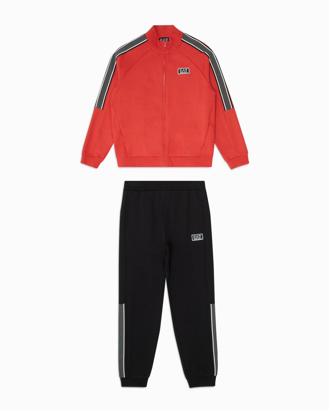 7 Lines Boy cotton-blend tracksuit Diapositiva 0