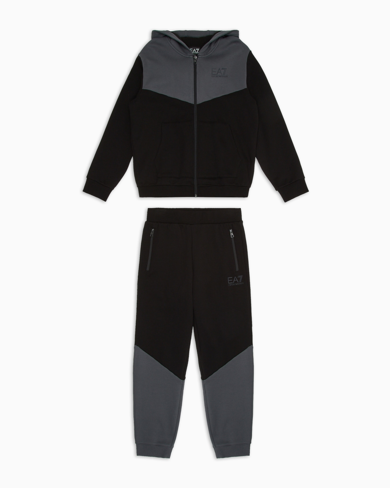 Athletic Colour Block Boy cotton-blend tracksuit  Slide 0