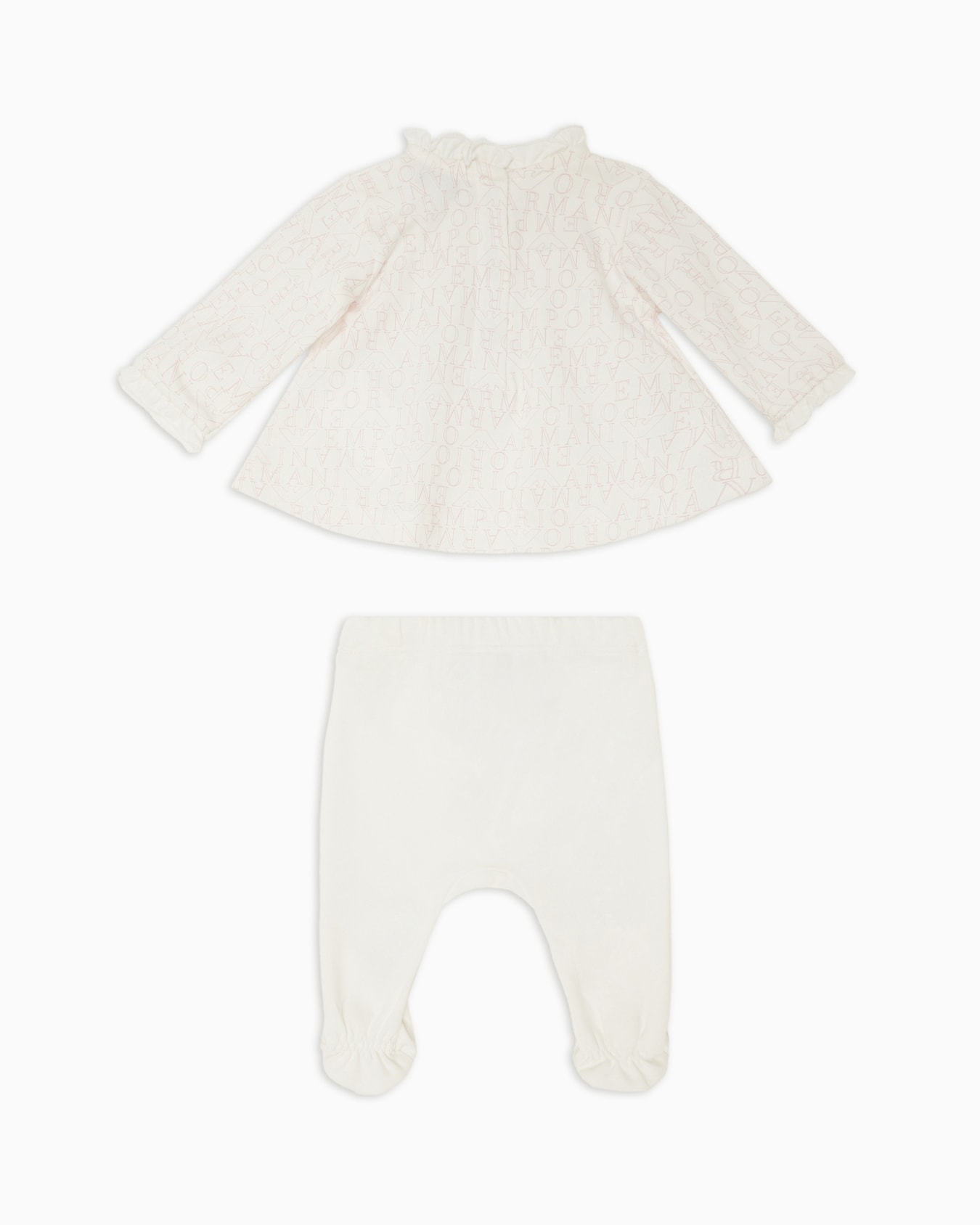 Coffret-cadeau pull et legging en jersey interlock inscription all over Diapositive 2