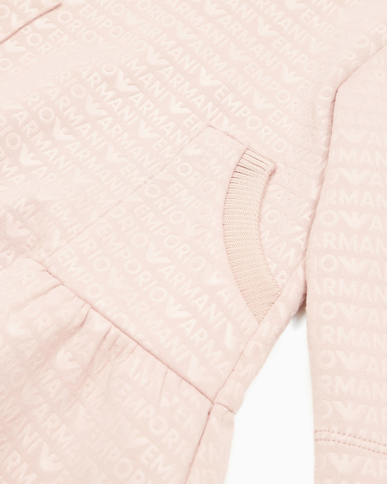 Jersey dress with all-over logo lettering Slide 1