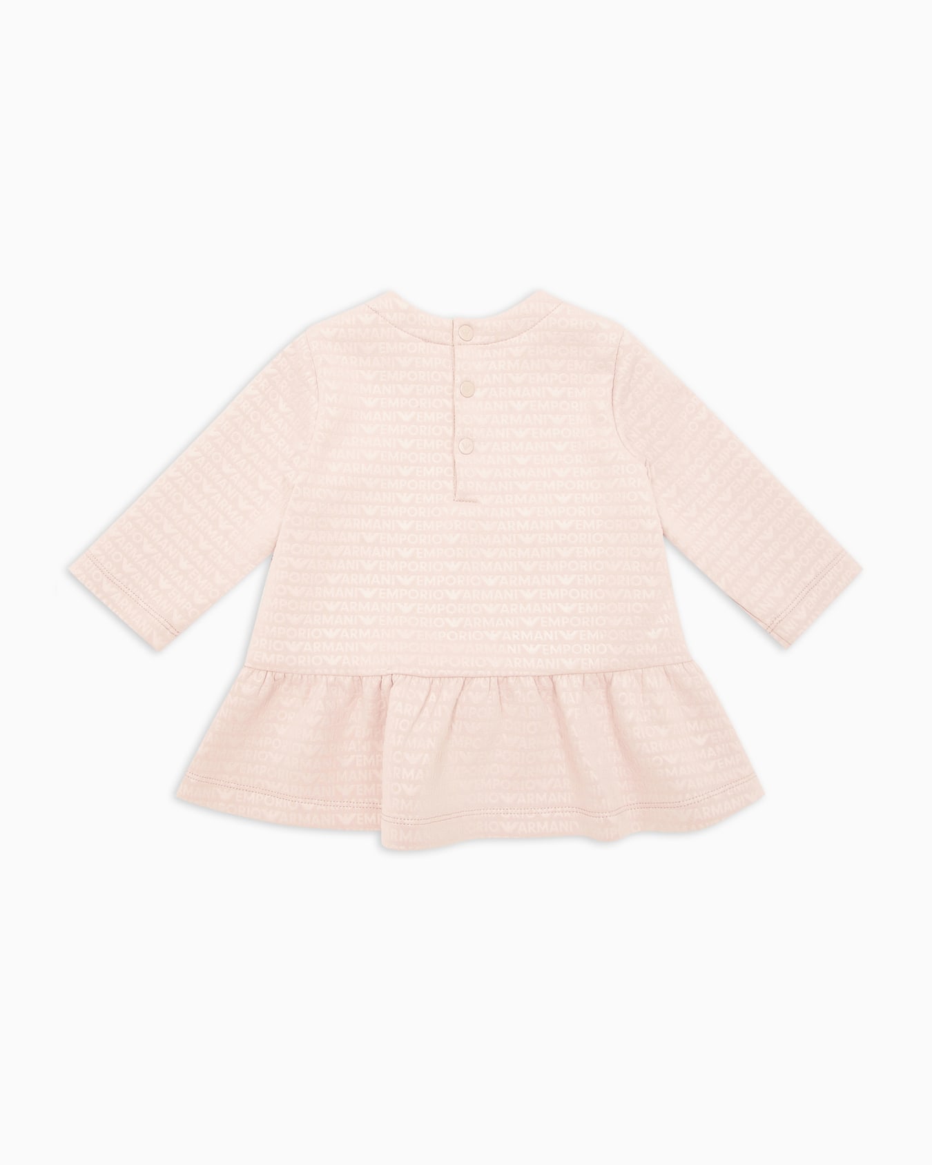 Jersey dress with all-over logo lettering Slide 2