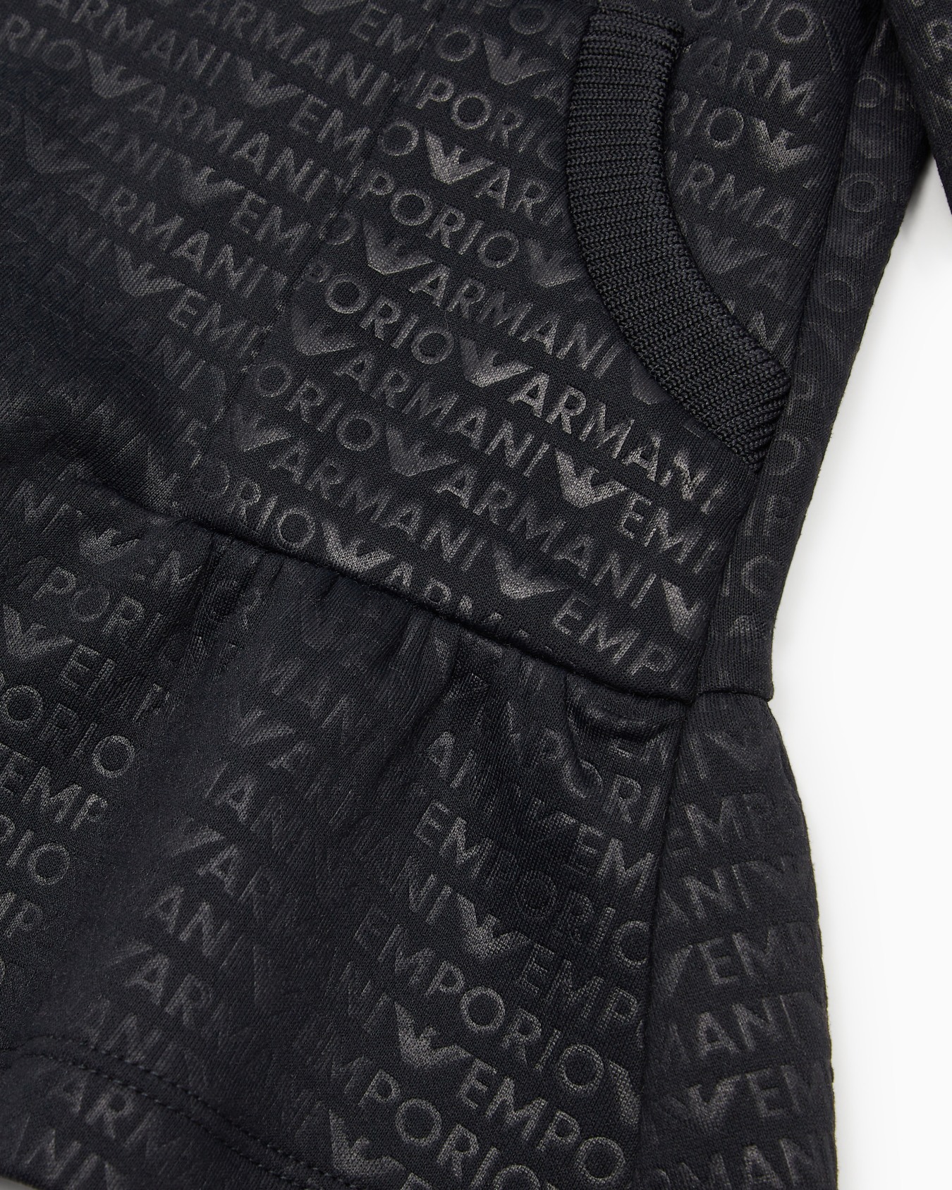 Jersey dress with all-over logo lettering Slide 1