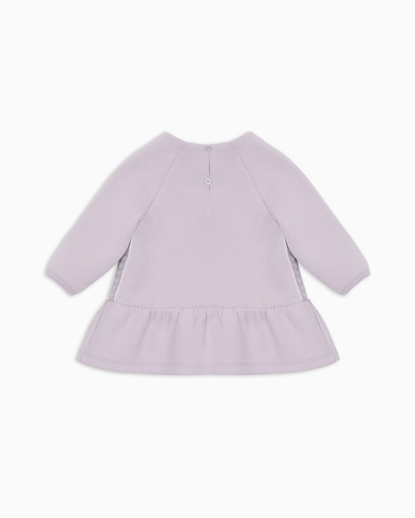 Flounced dress in double jersey Slide 2