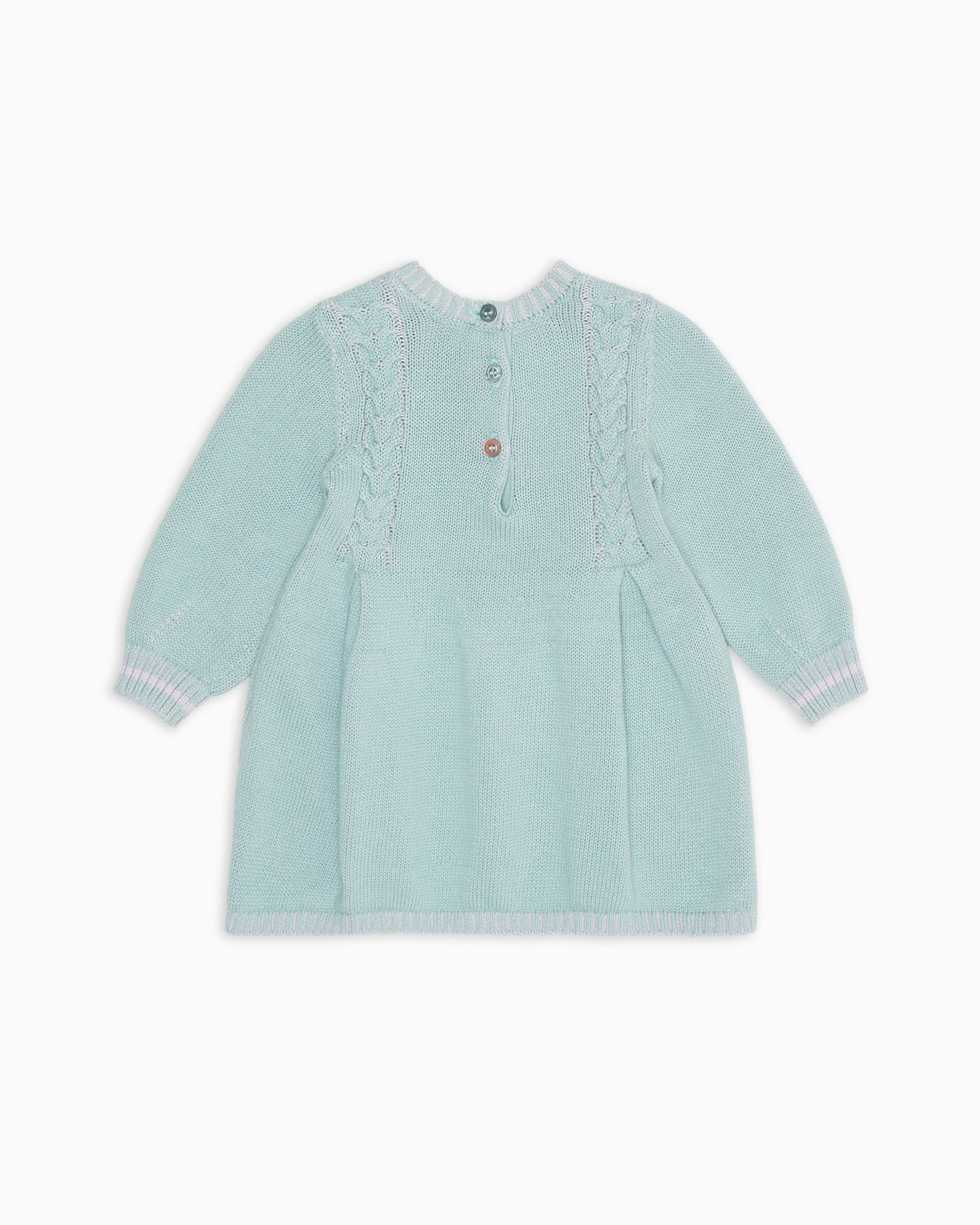 Knit dress with cable details Slide 2