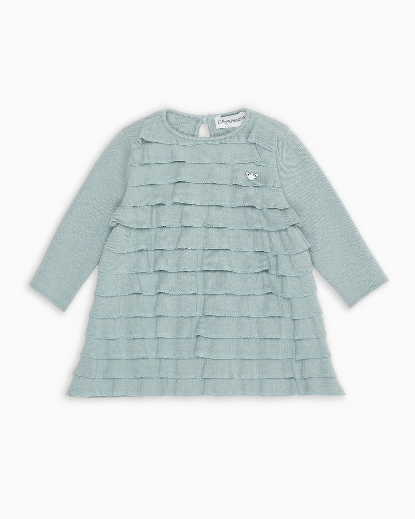 Strickkleid mit Volants und Rüschen Folie 0