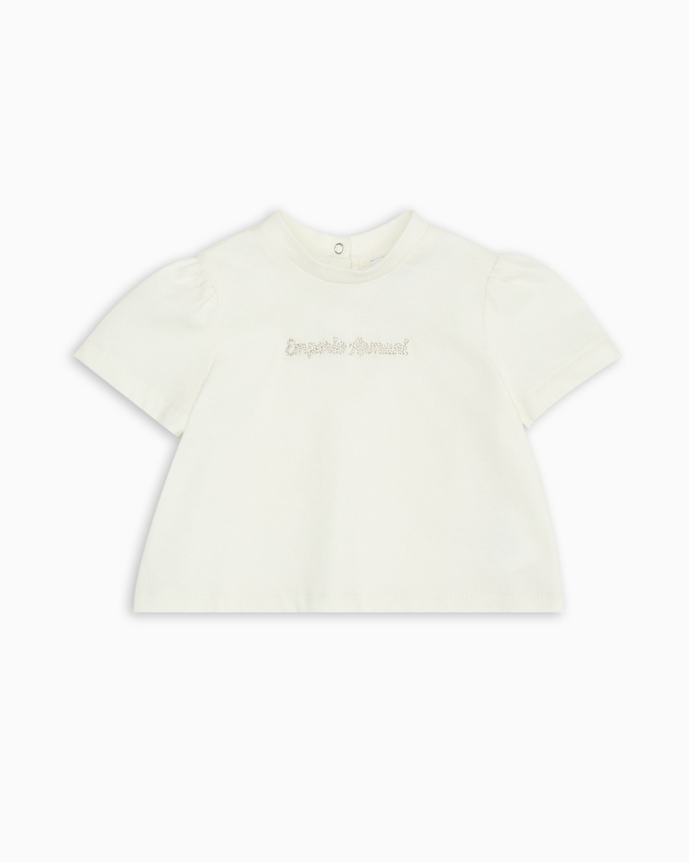 ASV jersey T-shirt with puffed sleeves and logo embroidery Slide 0