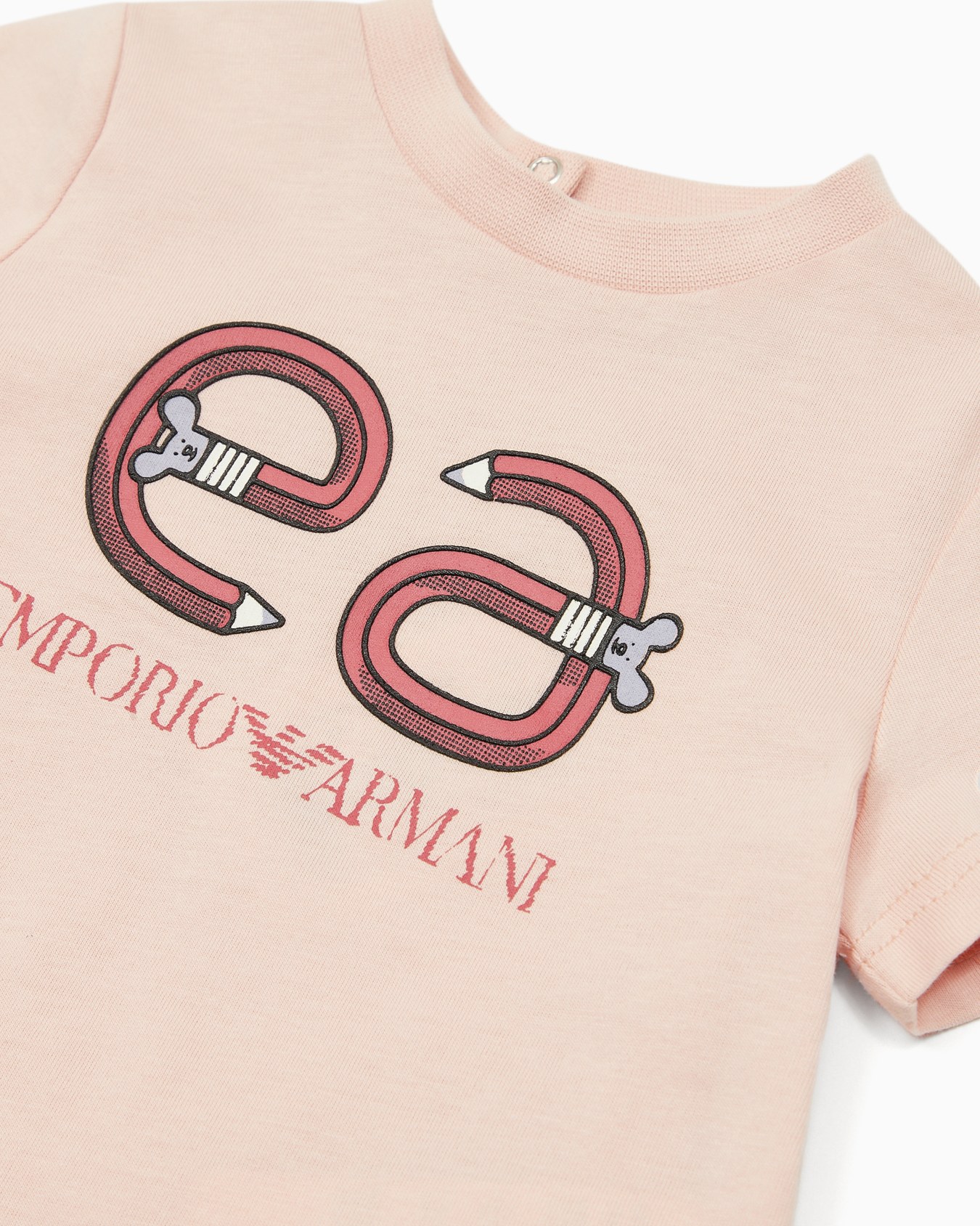 ASV jersey T-shirt with back-to-school logo print Slide 1