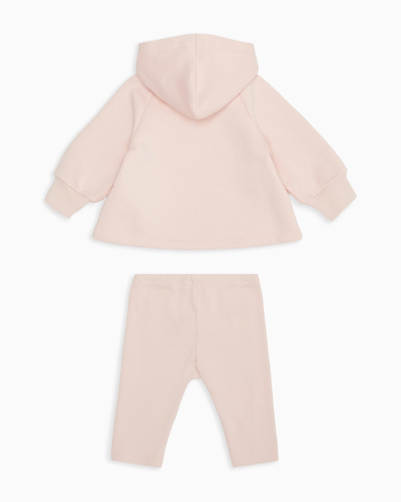 Completo con felpa con cappuccio e leggings stemma logo Slide 2