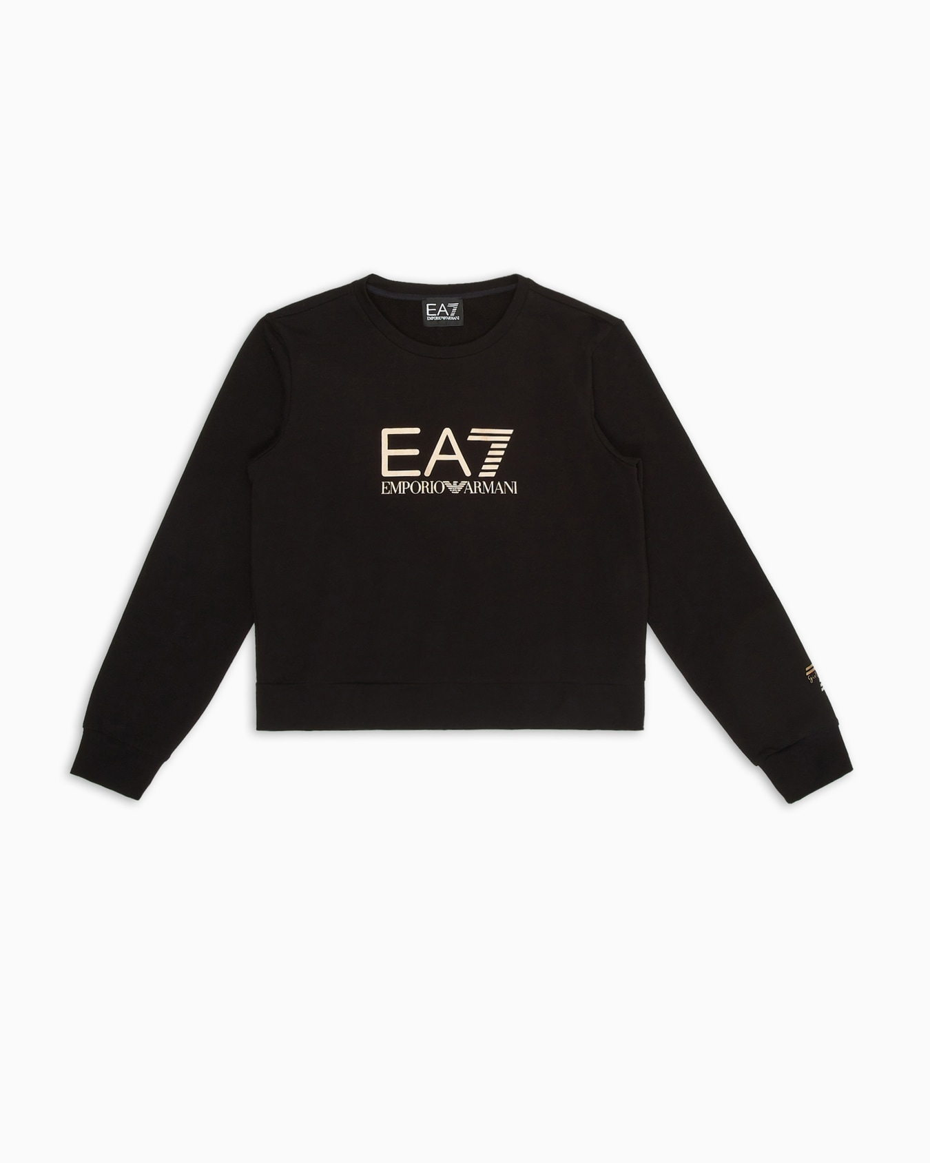 Sweat-shirt ras-du-cou Shiny Girl en coton stretch Diapositive 0