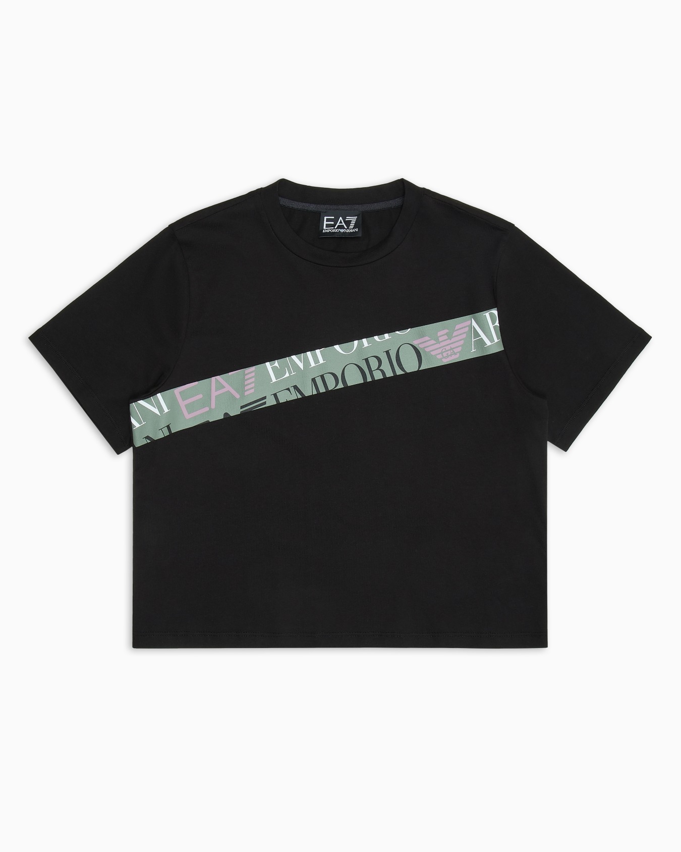 Logo Series Girl organic-cotton crew-neck T-shirt Slide 0