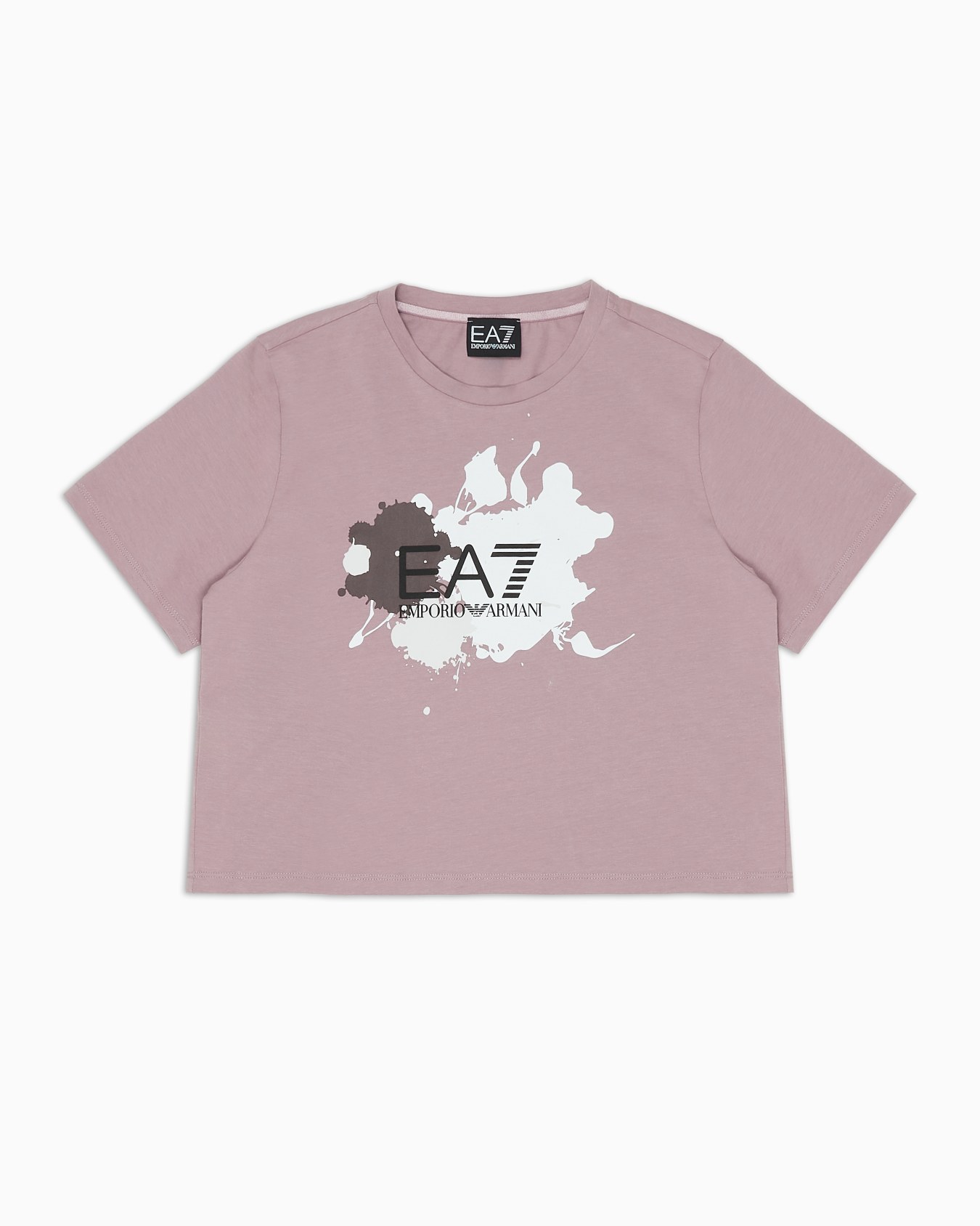 T-shirt ras-du-cou Logo Series Girl en coton biologique Diapositive 0