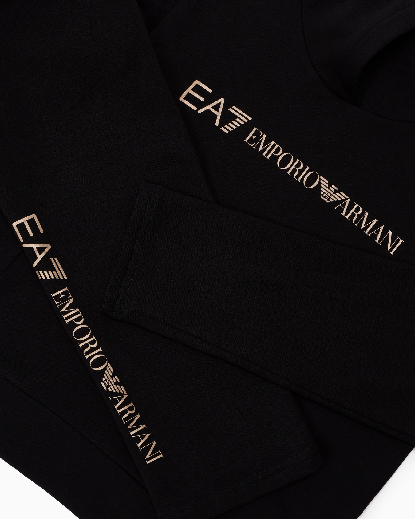 Stretch-cotton Shiny Girl tracksuit Slide 1