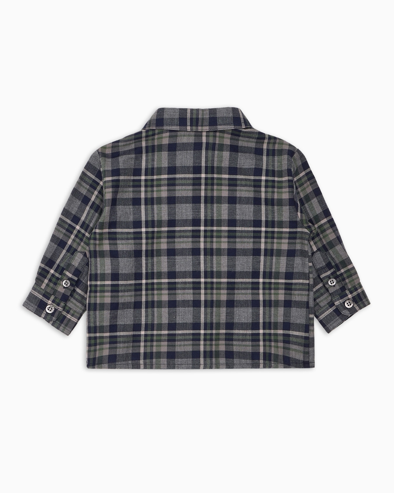 Madras-pattern flannel shirt Slide 2