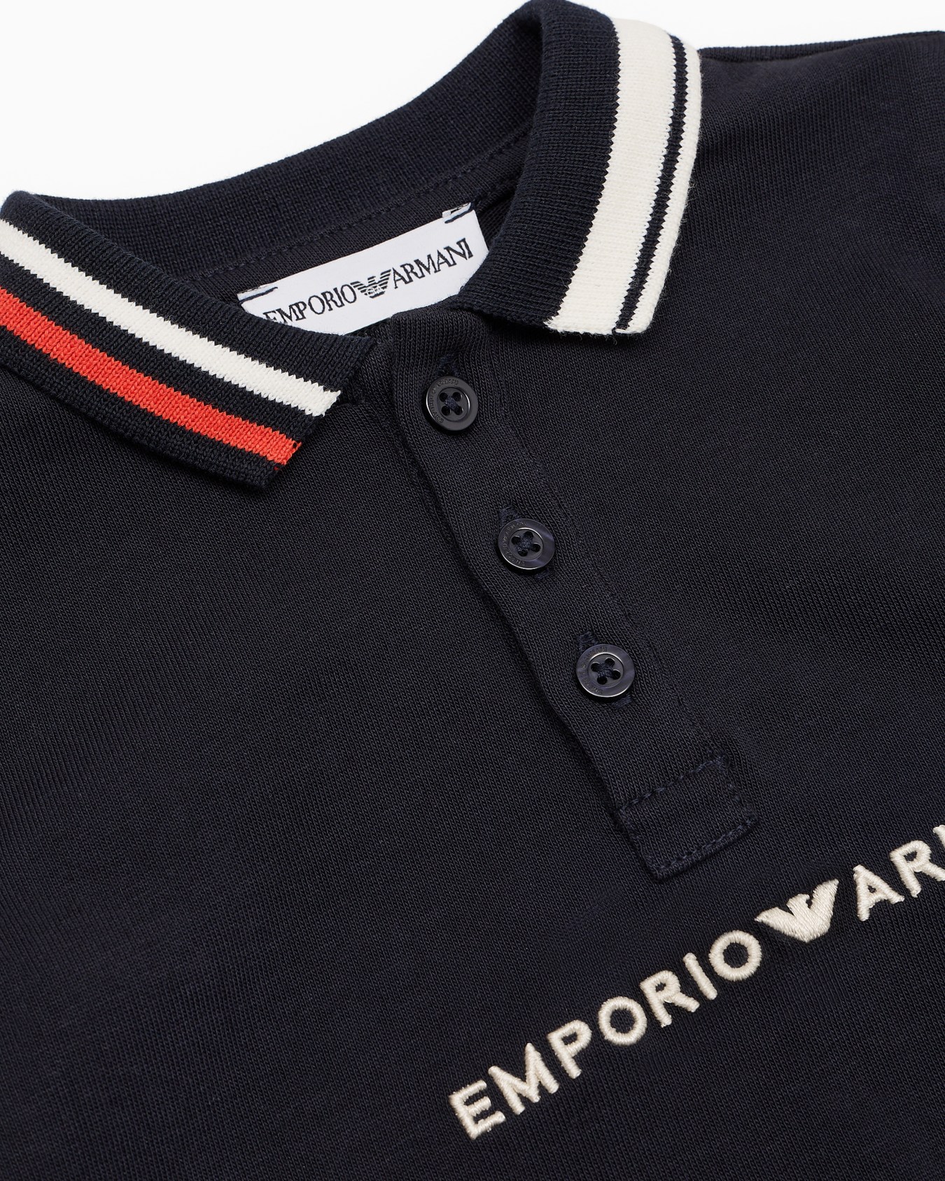 Polo de punto grueso con logotipo bordado Diapositiva 1