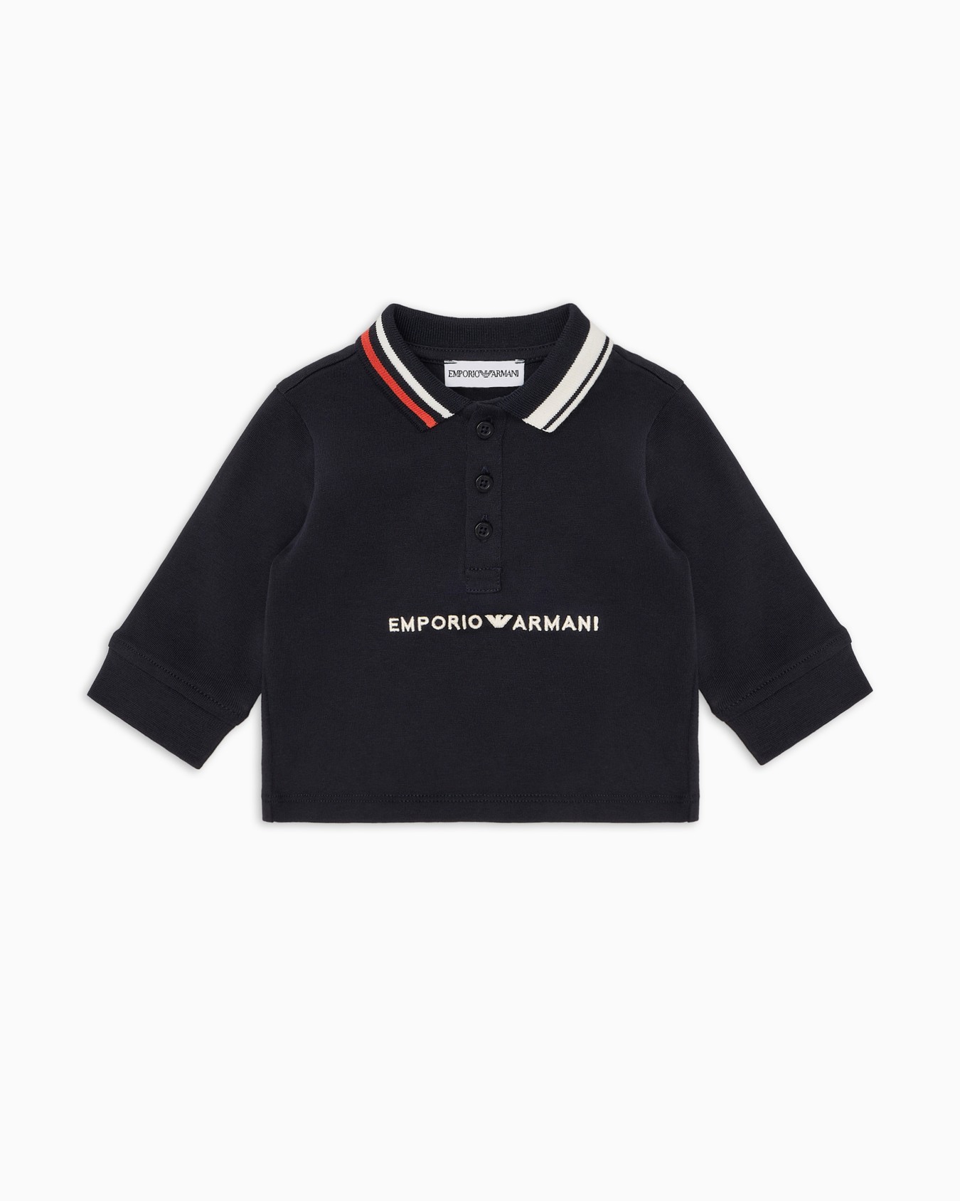Polo de punto grueso con logotipo bordado Diapositiva 0