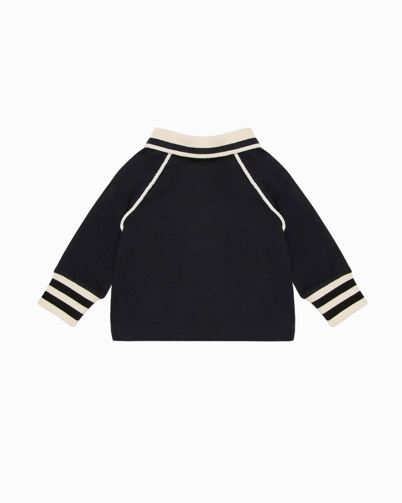 Polo in jersey con patch stemma logo Slide 2