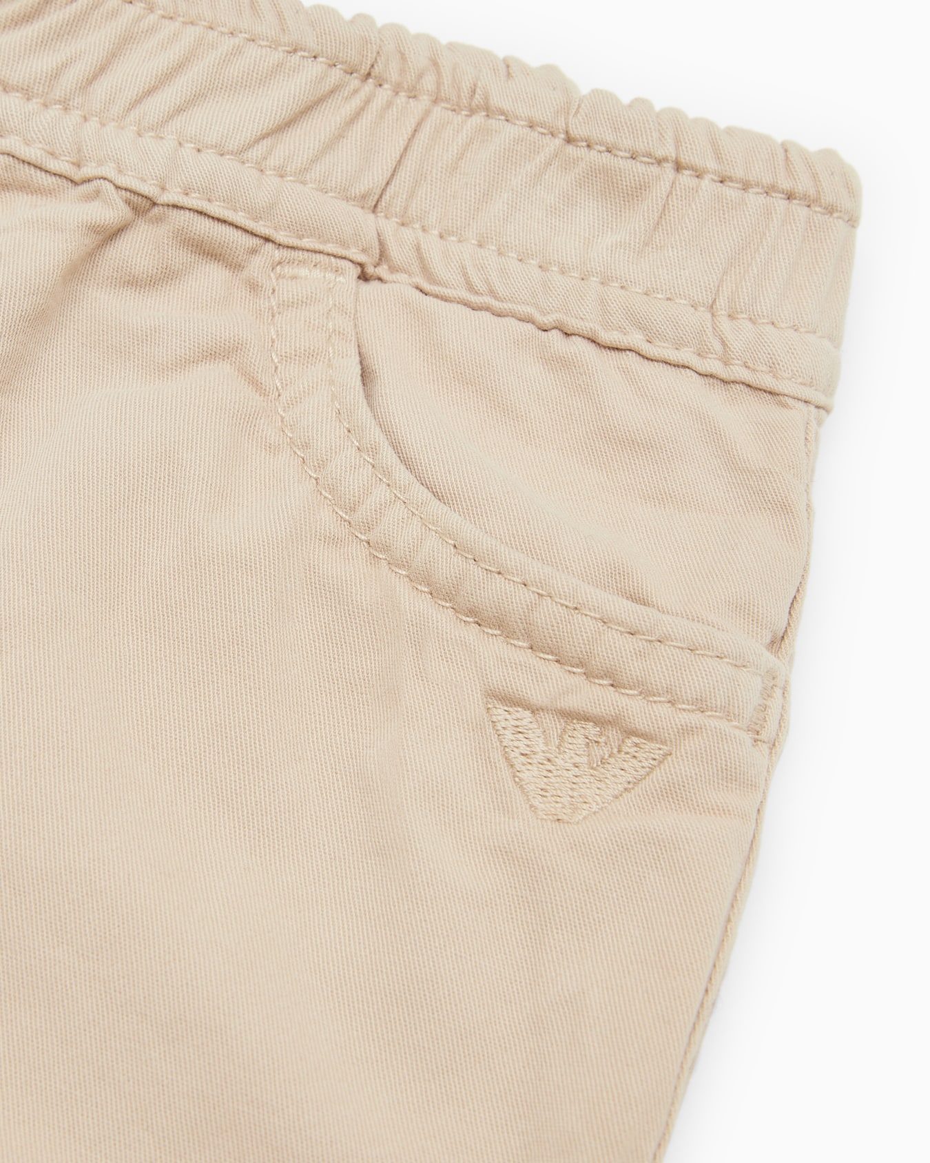Pantalon avec taille et bas élastiqués Diapositive 1