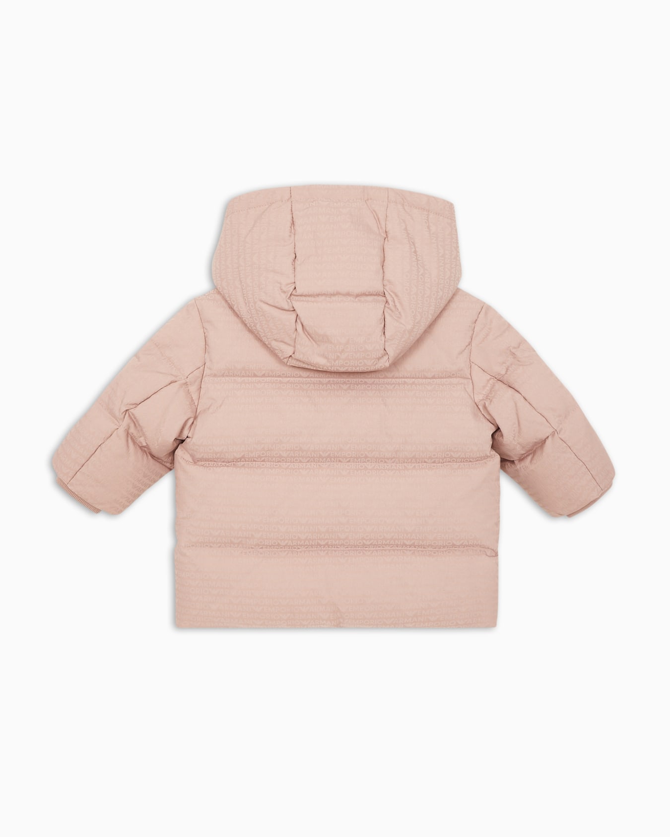 ASV hooded, quilted-nylon puffer jacket with logo lettering and recycled down Slide 2