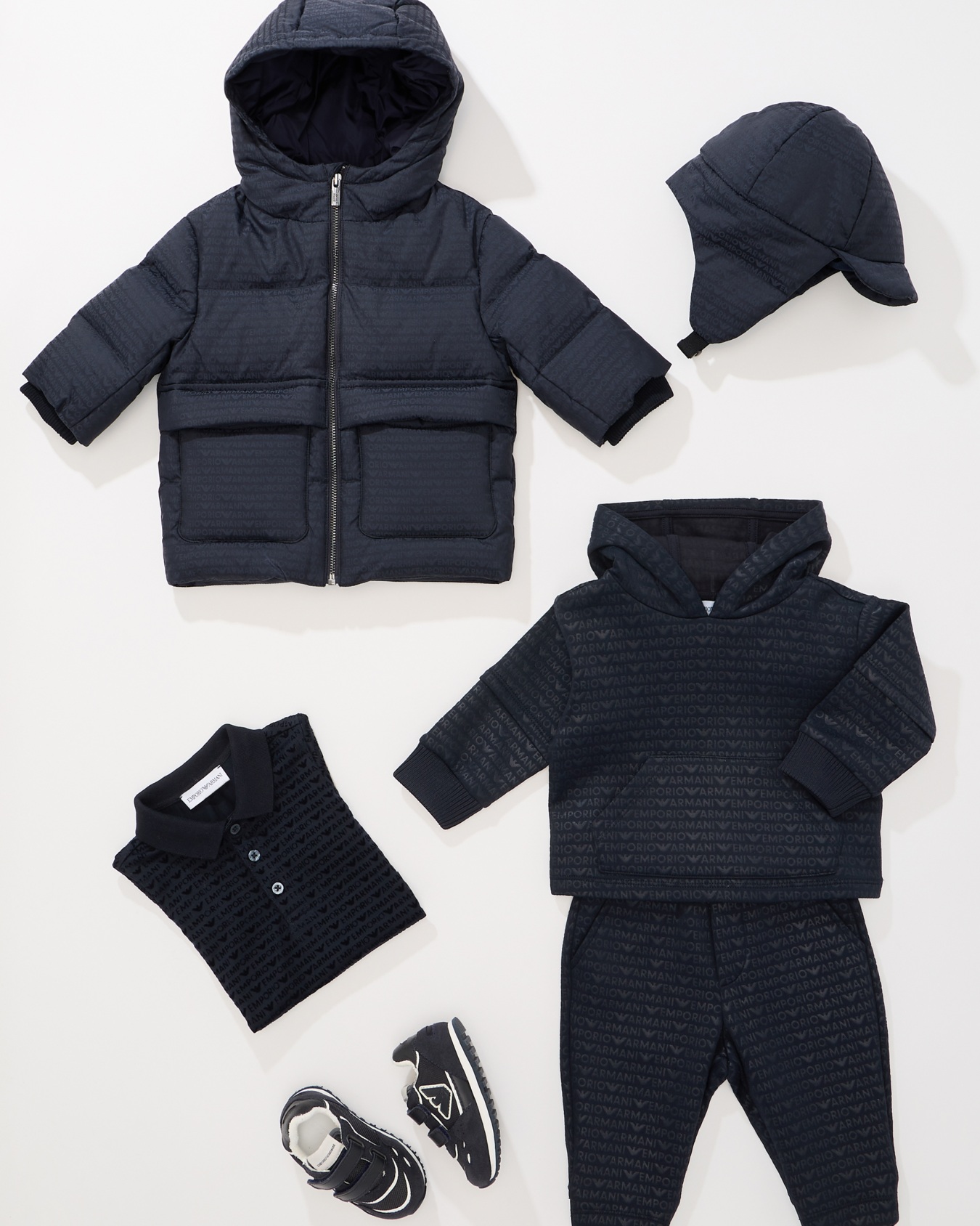 ASV hooded, quilted-nylon puffer jacket with logo lettering and recycled down Slide 3