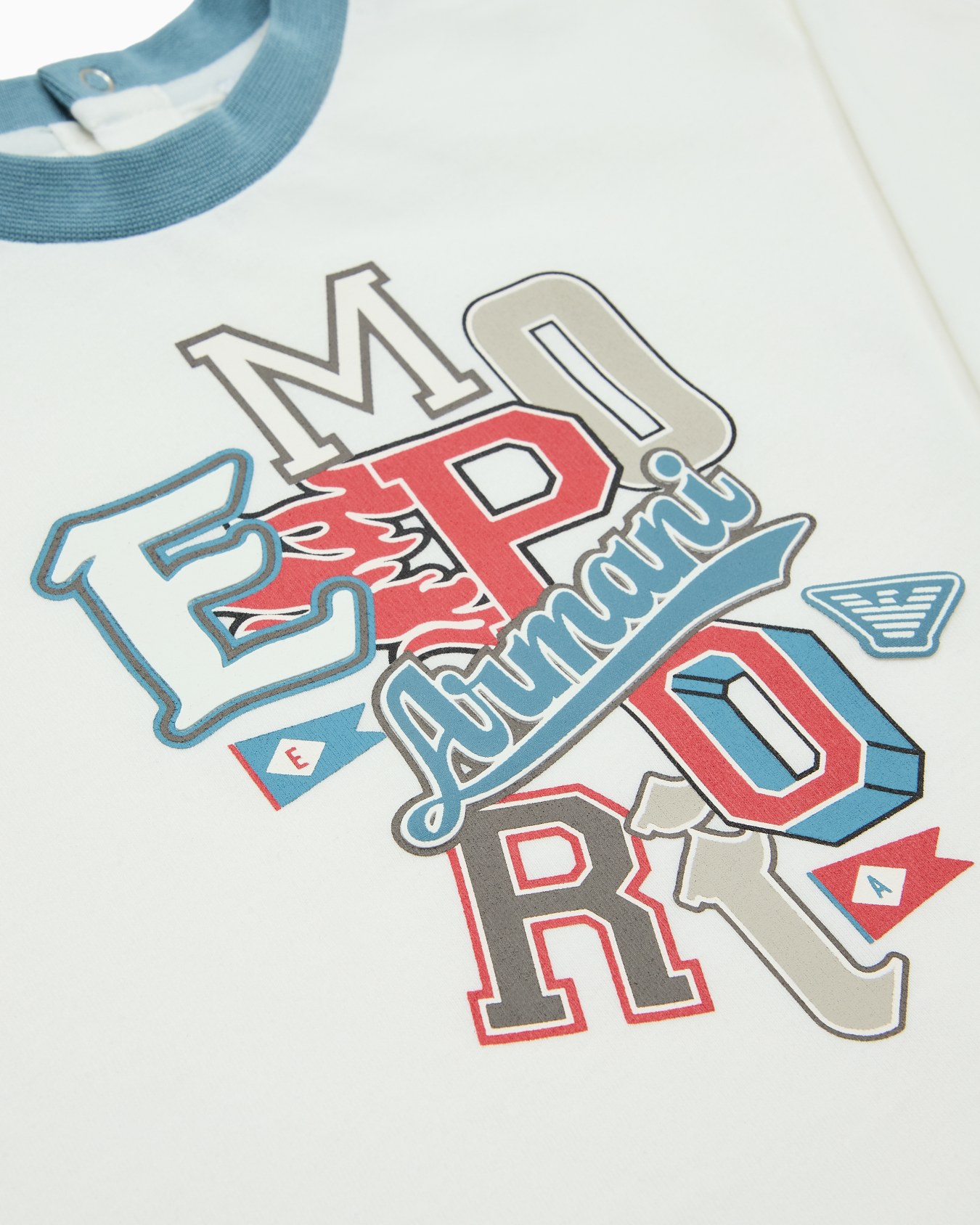 Jersey de punto con logotipo estilo universitario estampado ASV Diapositiva 1