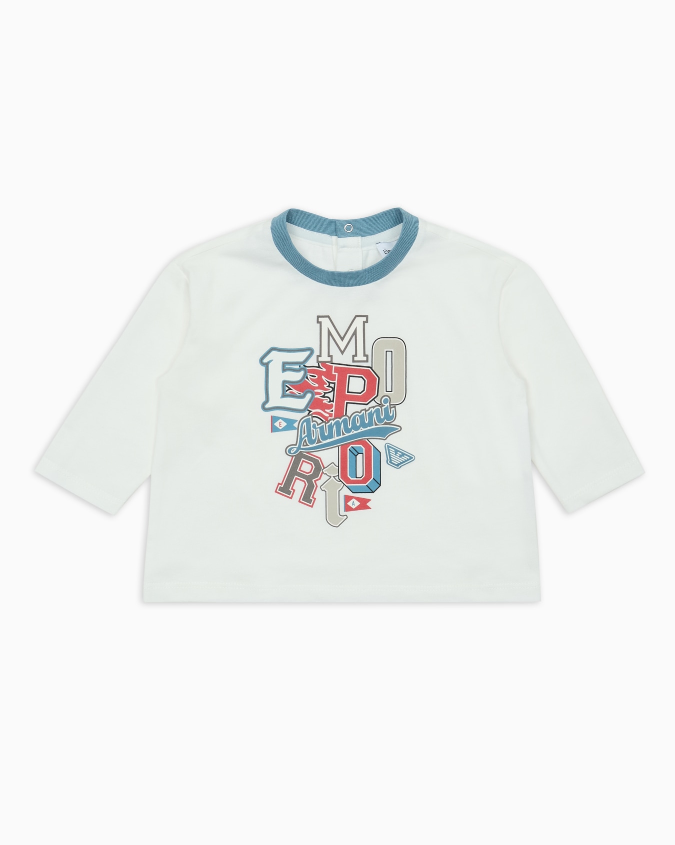 Jersey de punto con logotipo estilo universitario estampado ASV Diapositiva 0