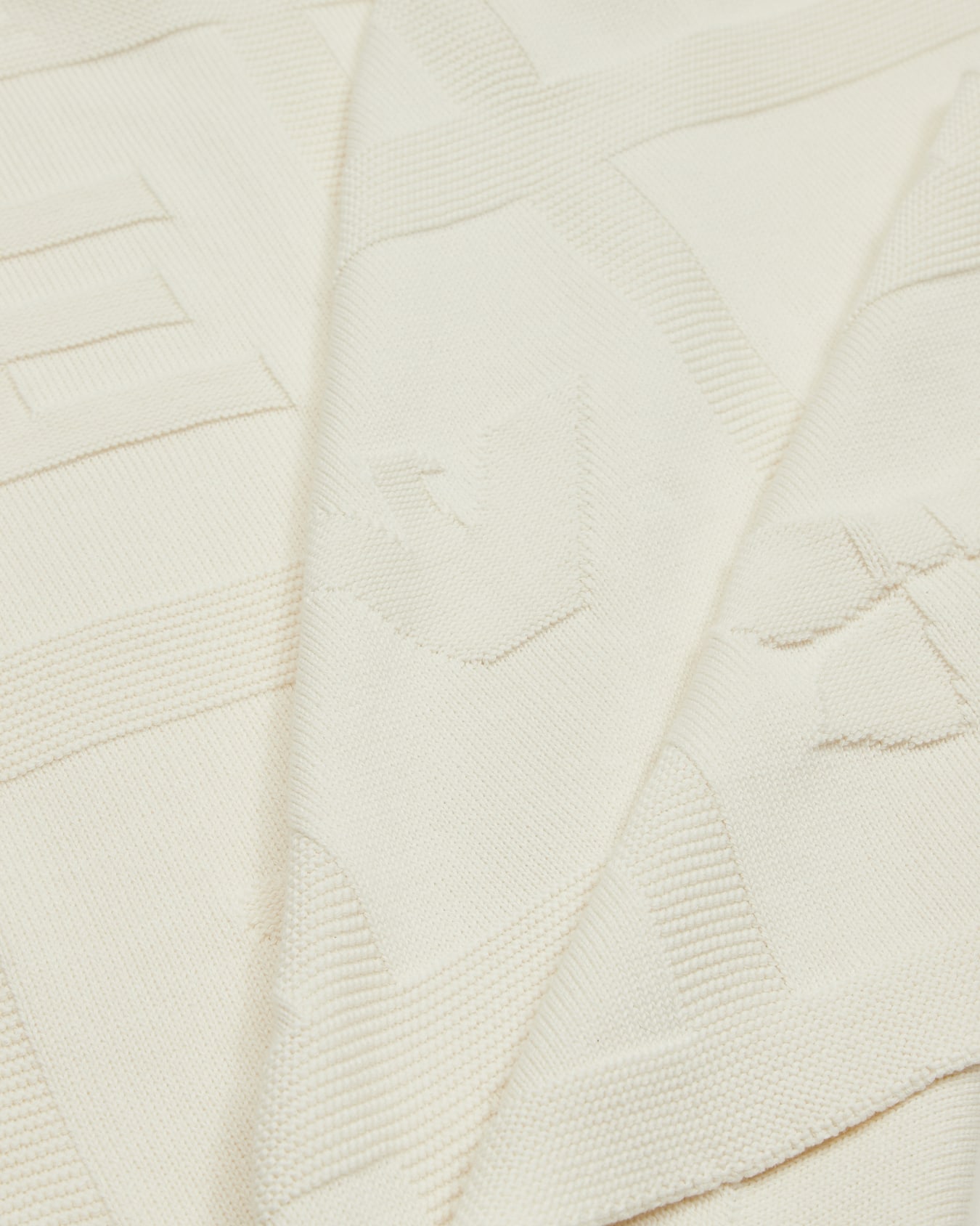 Logo and Tendresse intarsia blanket Slide 1