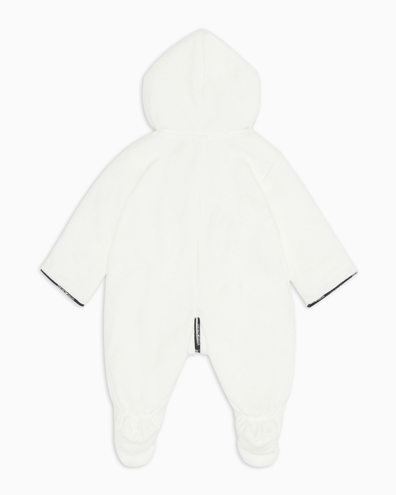 Chenille padded playsuit with logo trim Slide 2