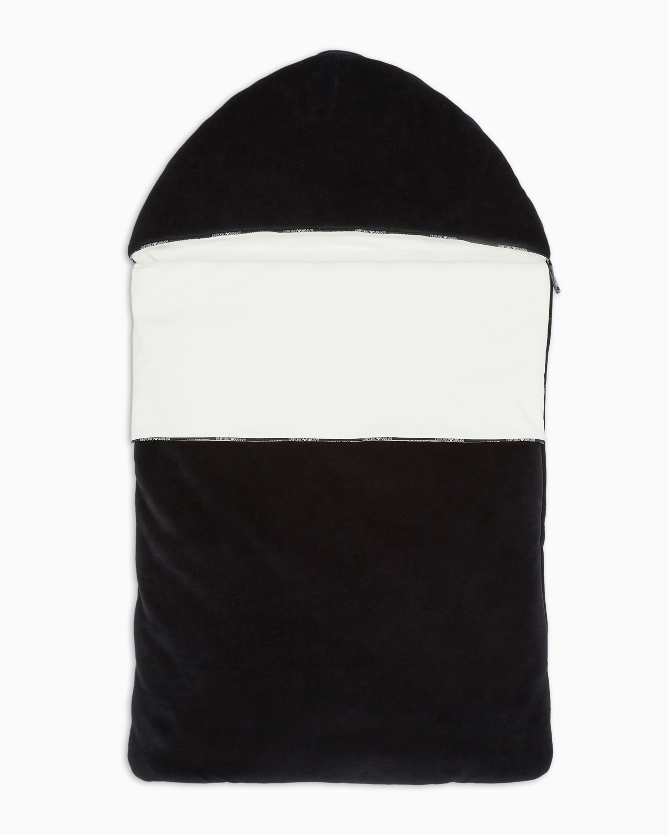 Chenille sleeping bag with logo trim Slide 0