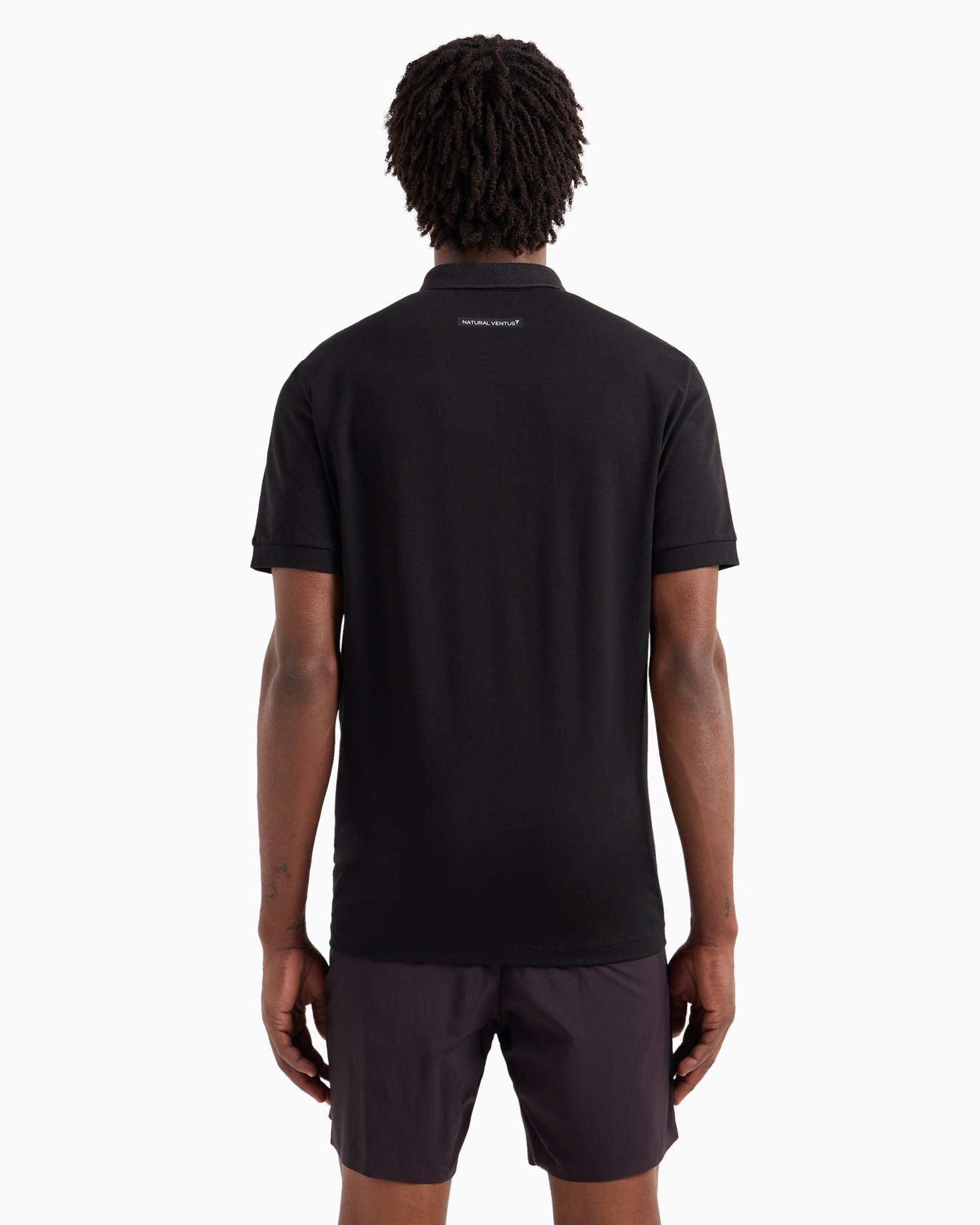 Dynamic Athlete polo shirt in Natural VENTUS7 technical fabric Slide 2