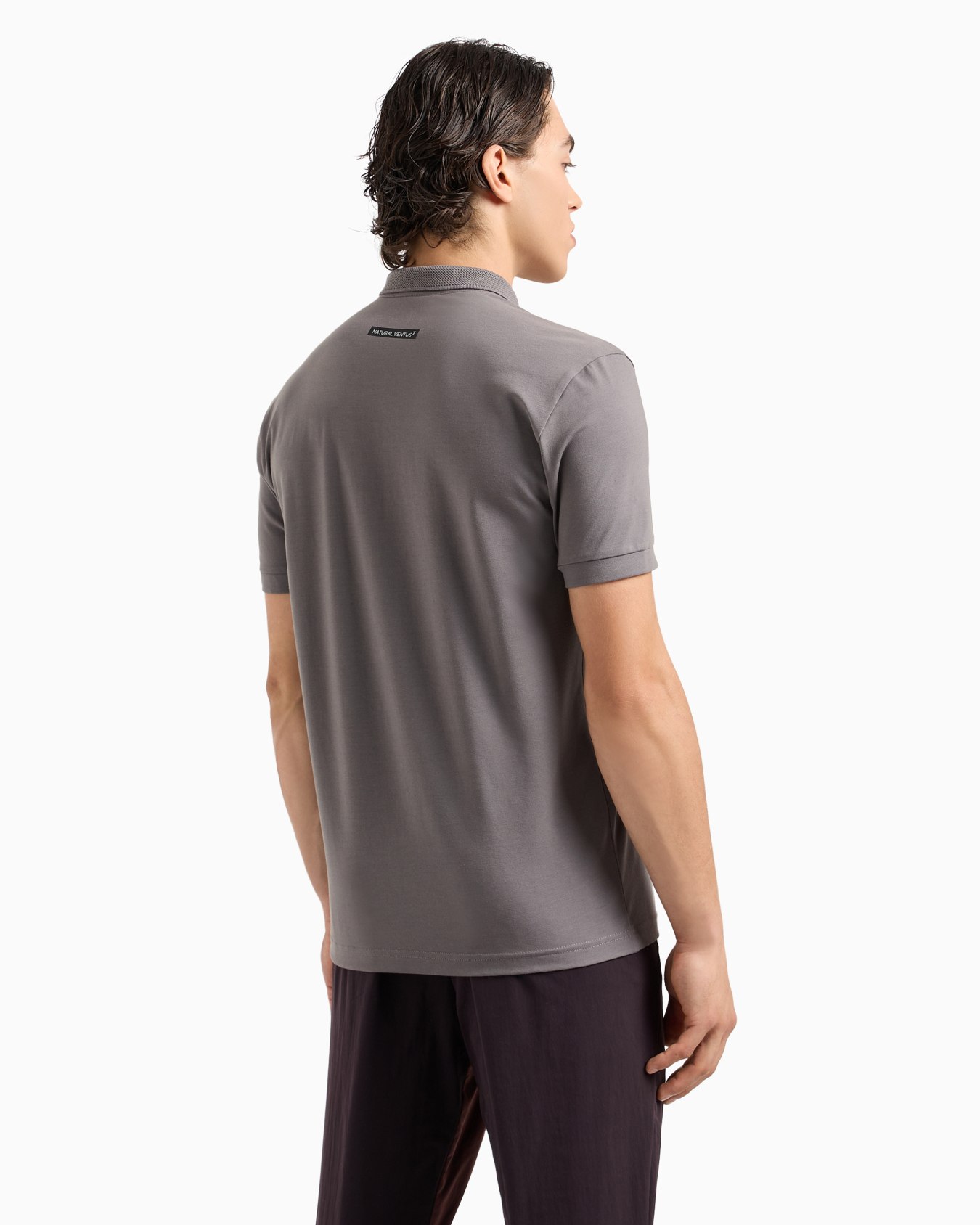 Dynamic Athlete polo shirt in Natural VENTUS7 technical fabric Slide 2