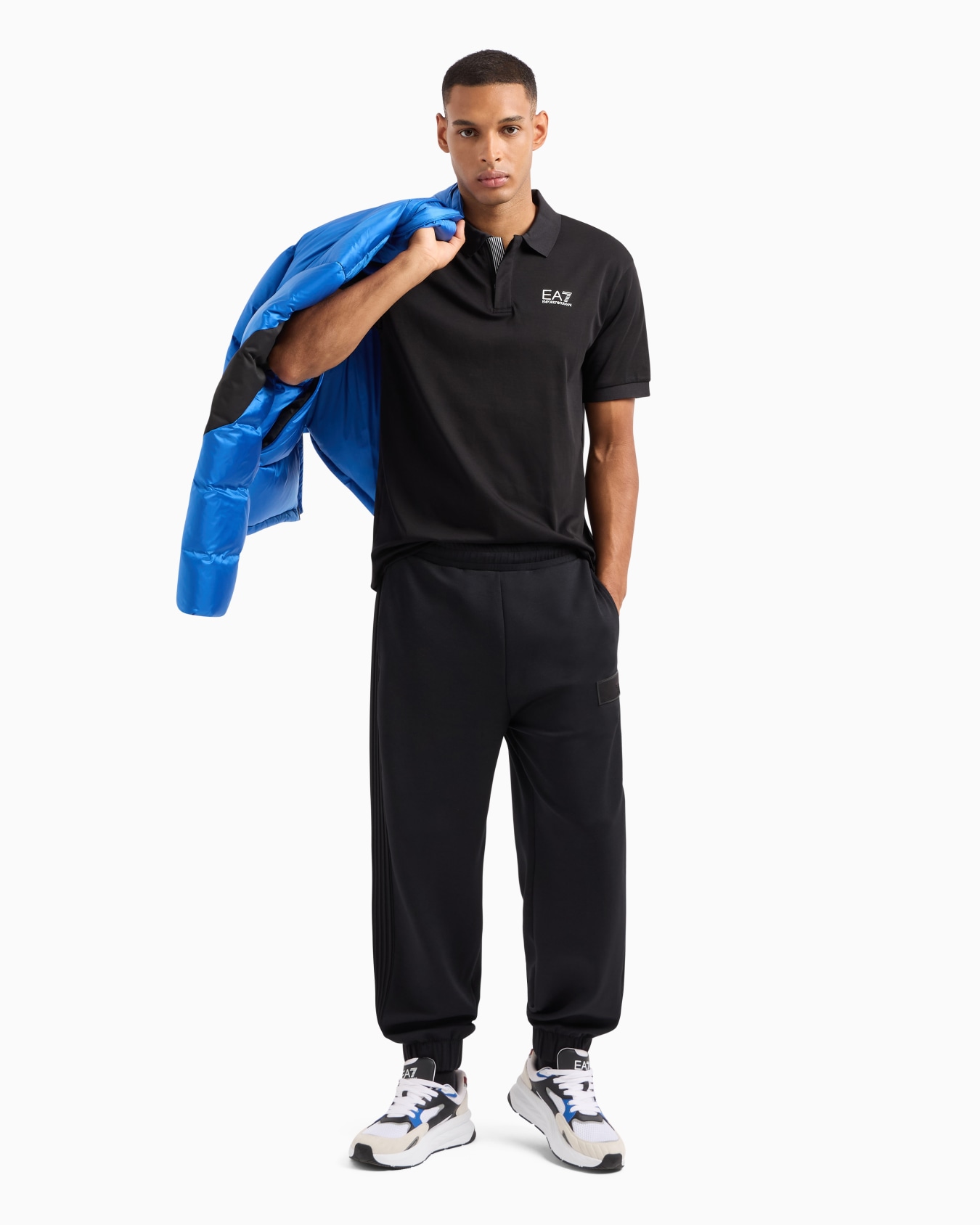 7 Lines cotton polo shirt Slide 1