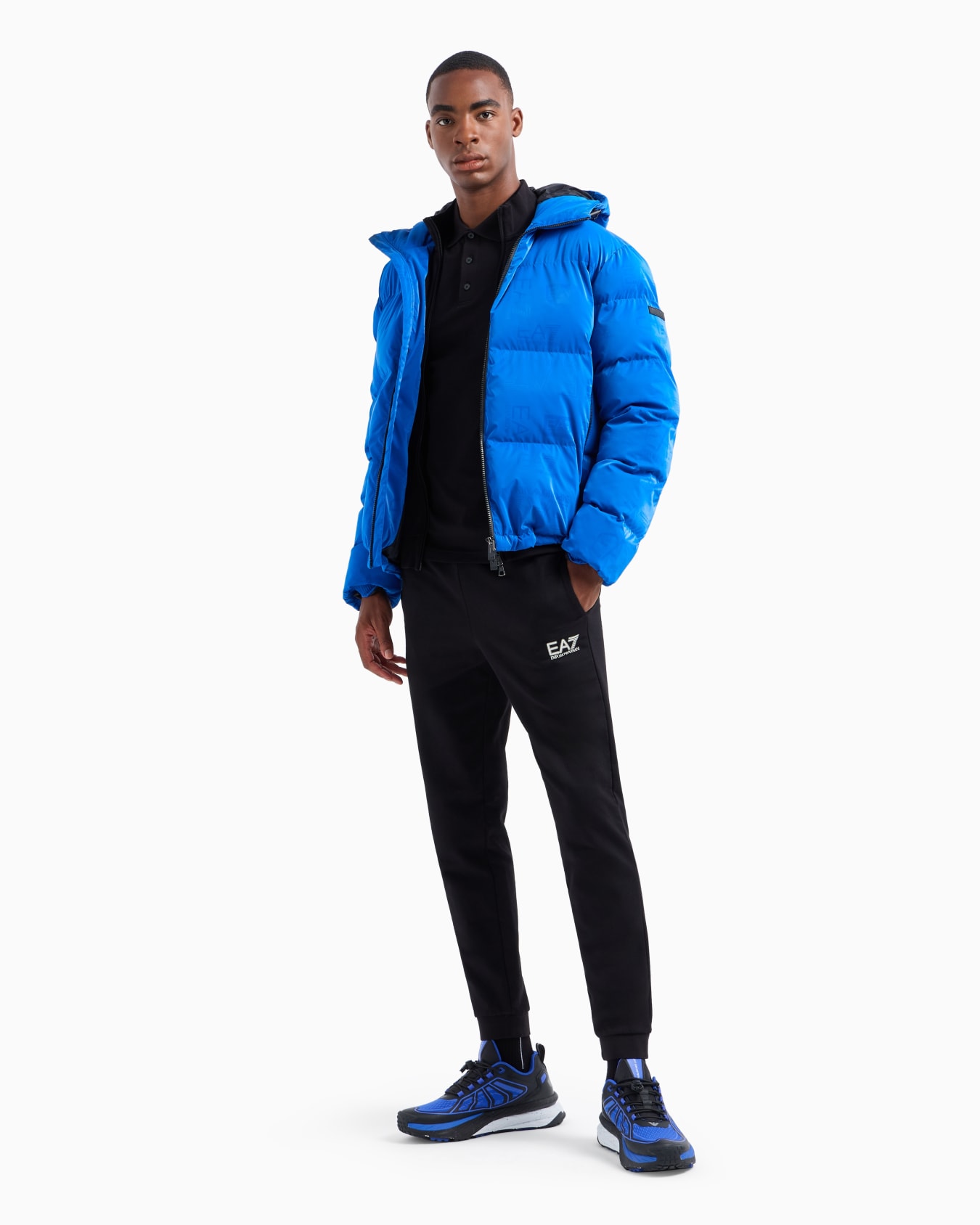 Visibility stretch-cotton polo shirt Slide 3