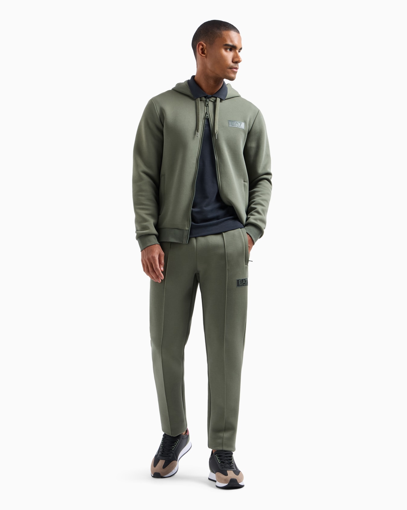 Lux Identity modal-blend polo shirt Slide 3