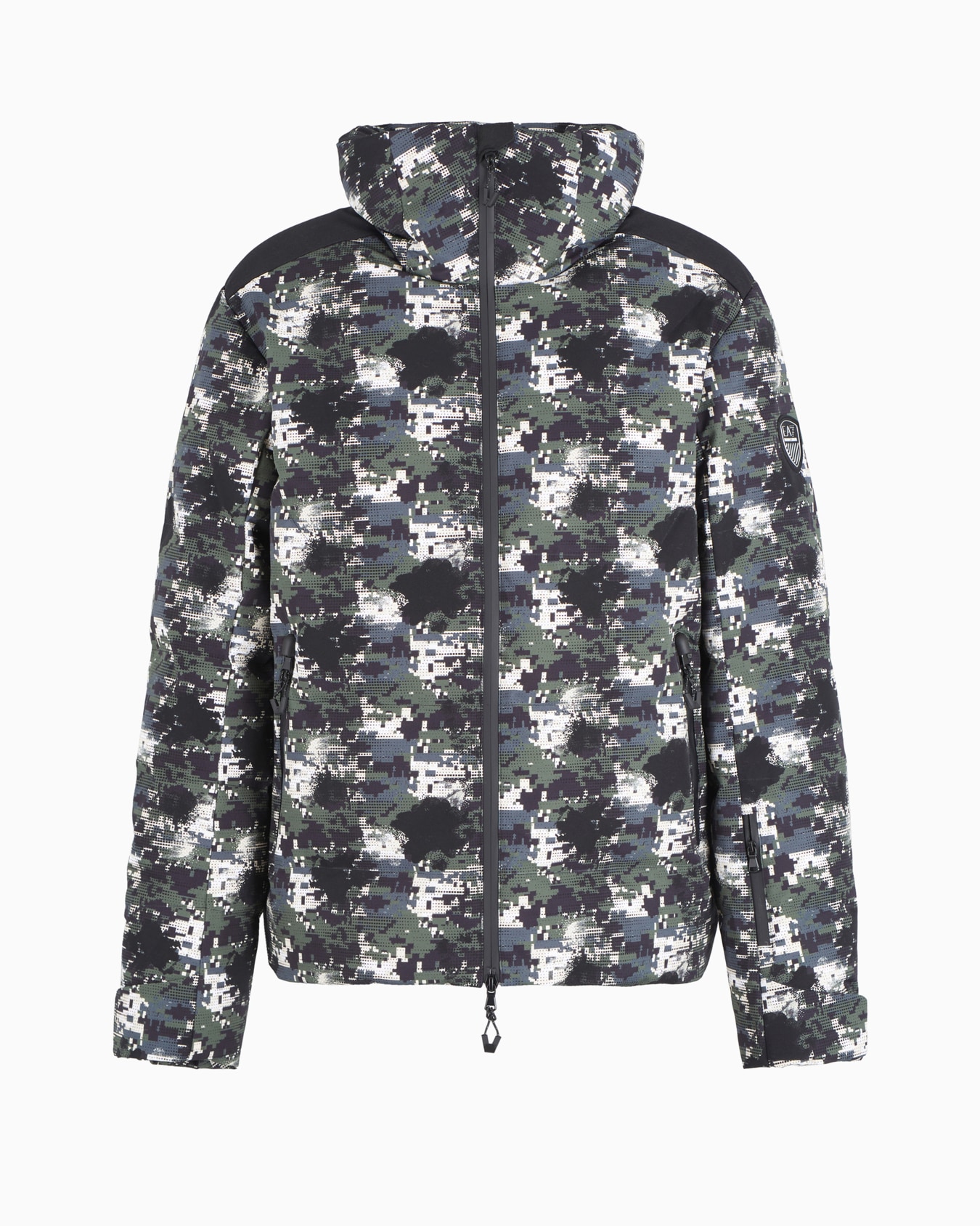 Chaqueta técnica de esquí en tejido PROTECTUM7 estampado y con acolchado de pluma Diapositiva 0
