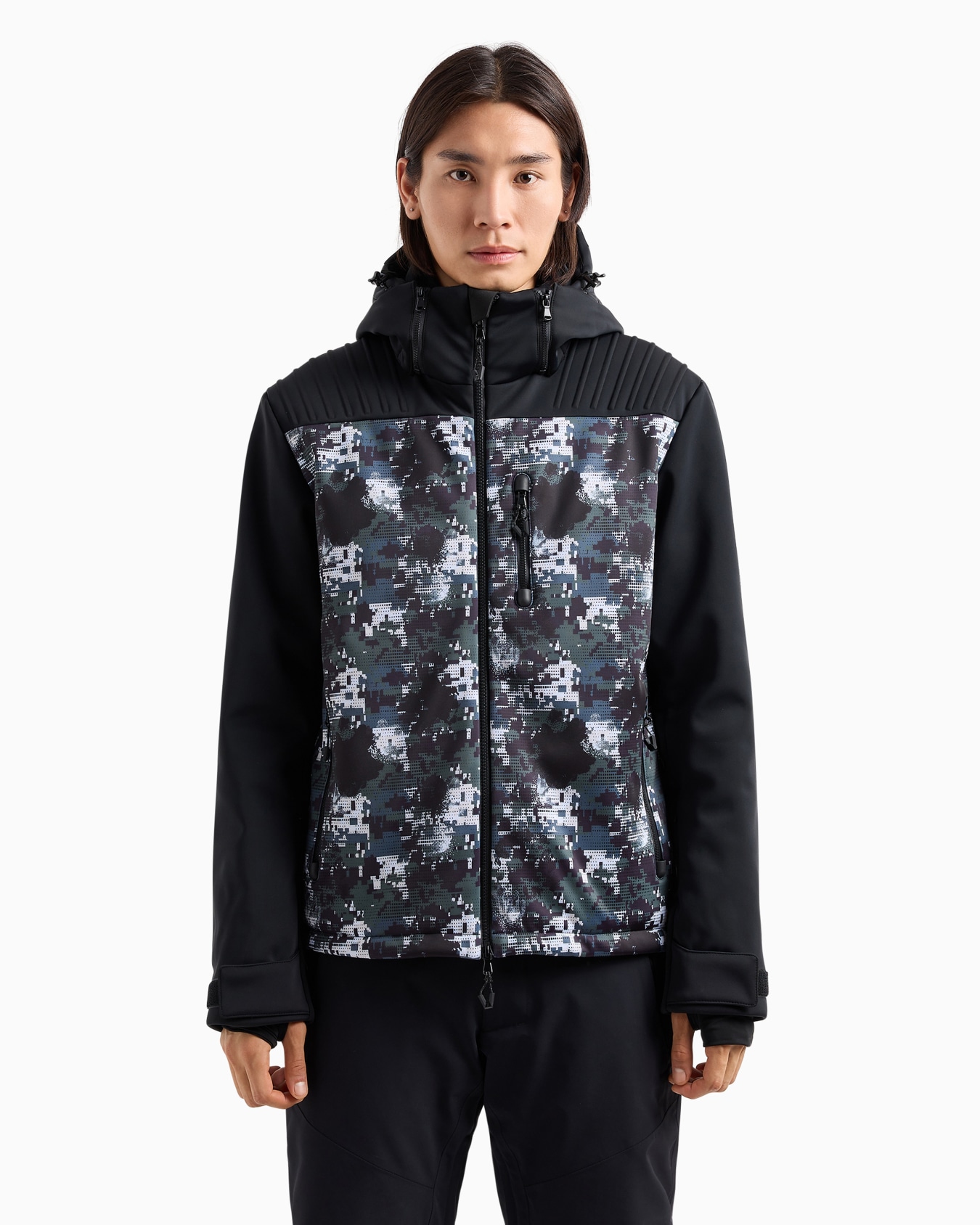 Technical ski jacket with ASV STRATUM7 padding Slide 1